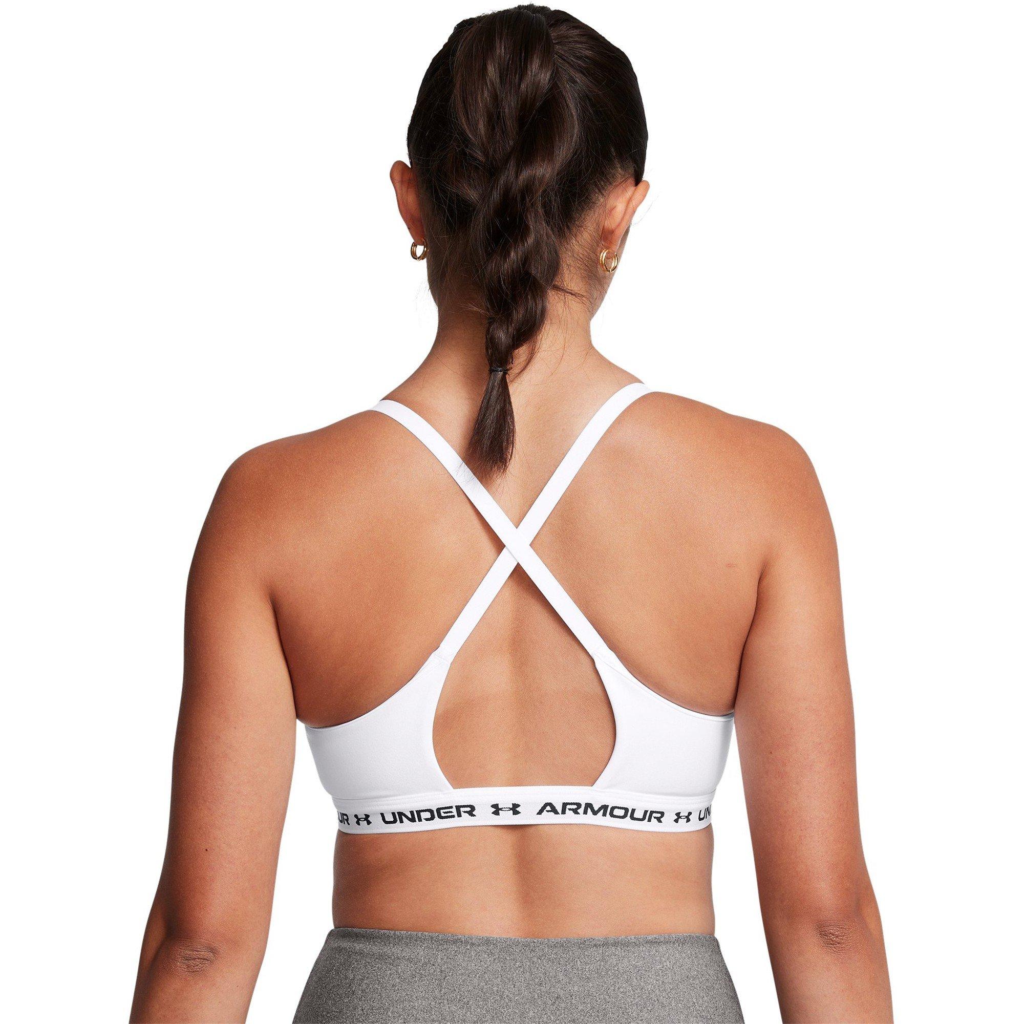 White - Under Armour - UA Crossback Low Bra Ld99 - 4