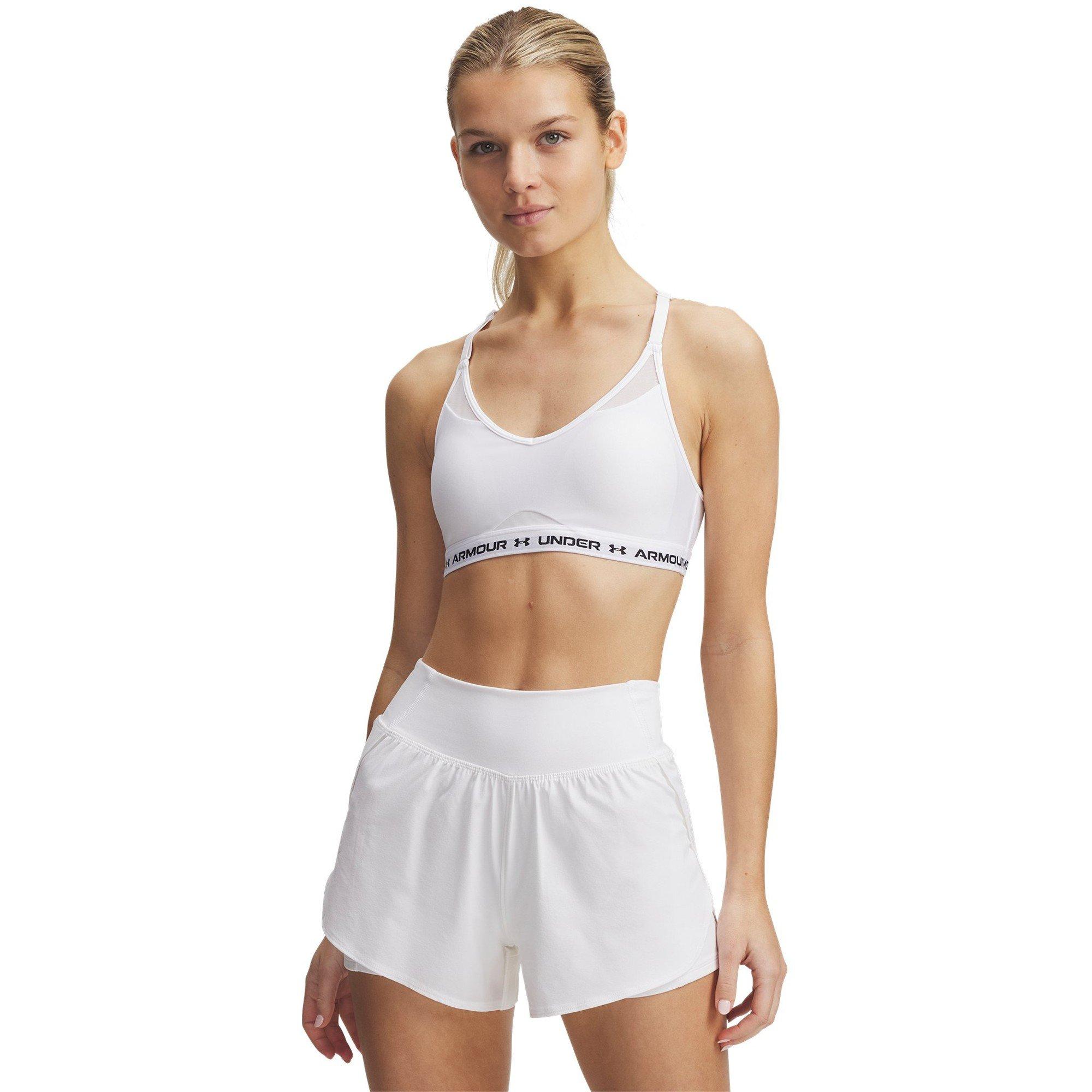 White - Under Armour - UA Crossback Low Bra Ld99 - 5