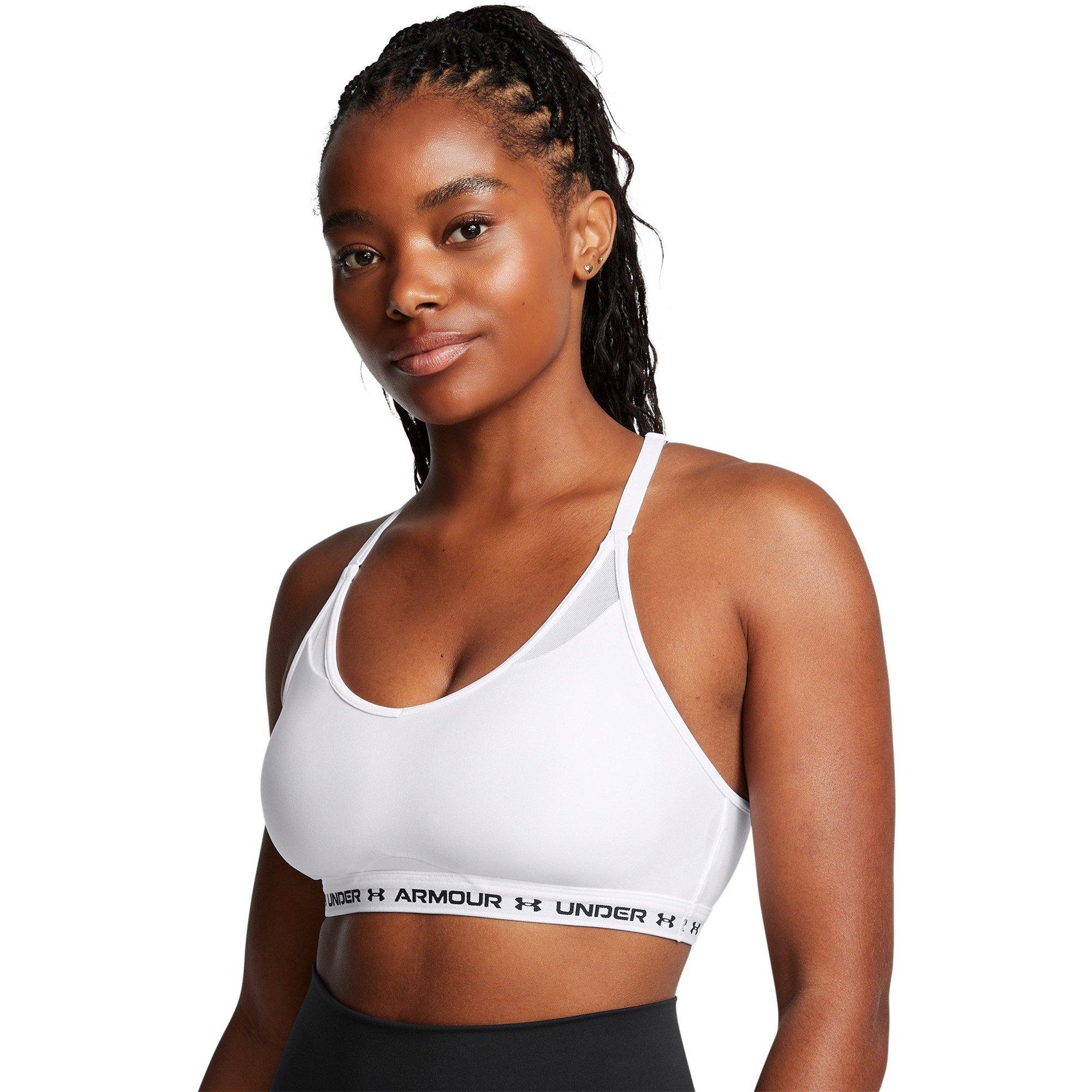 White - Under Armour - UA Crossback Low Bra Ld99 - 7