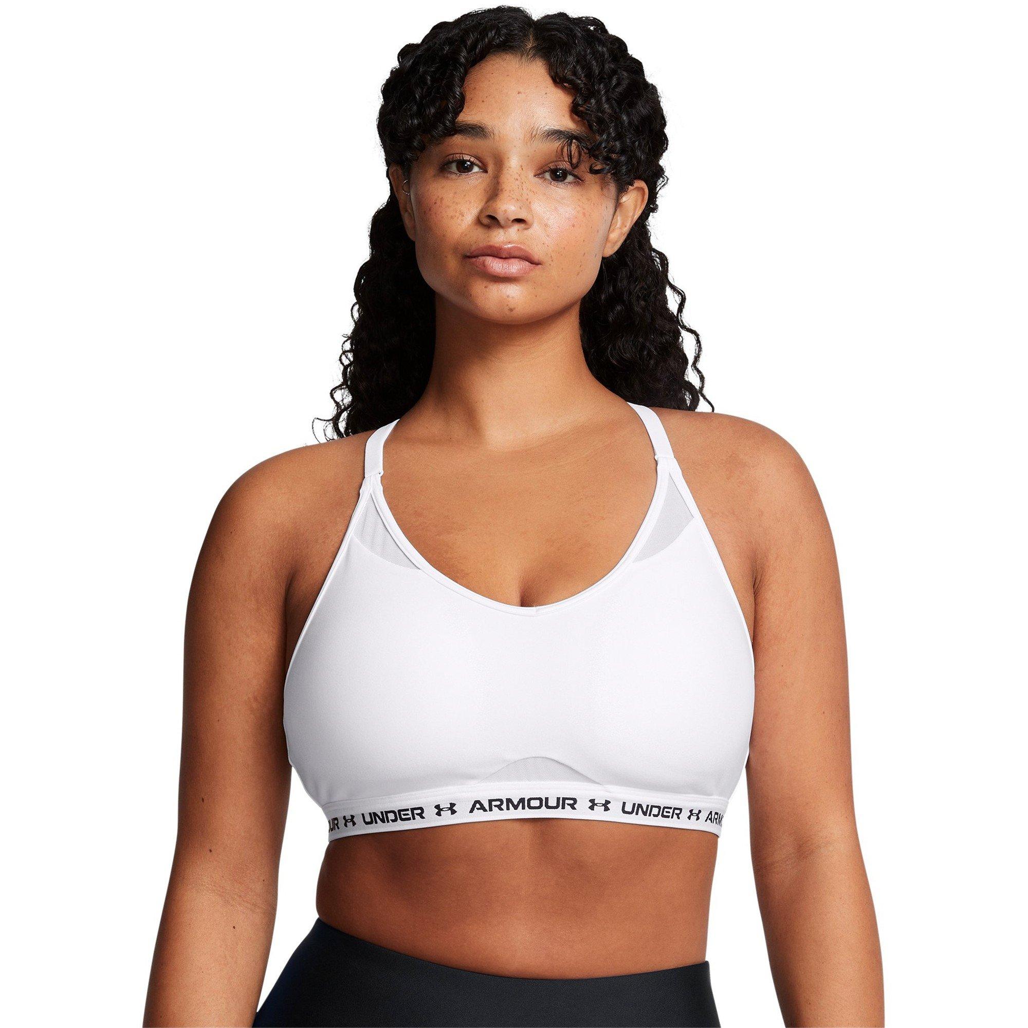 White - Under Armour - UA Crossback Low Bra Ld99 - 9