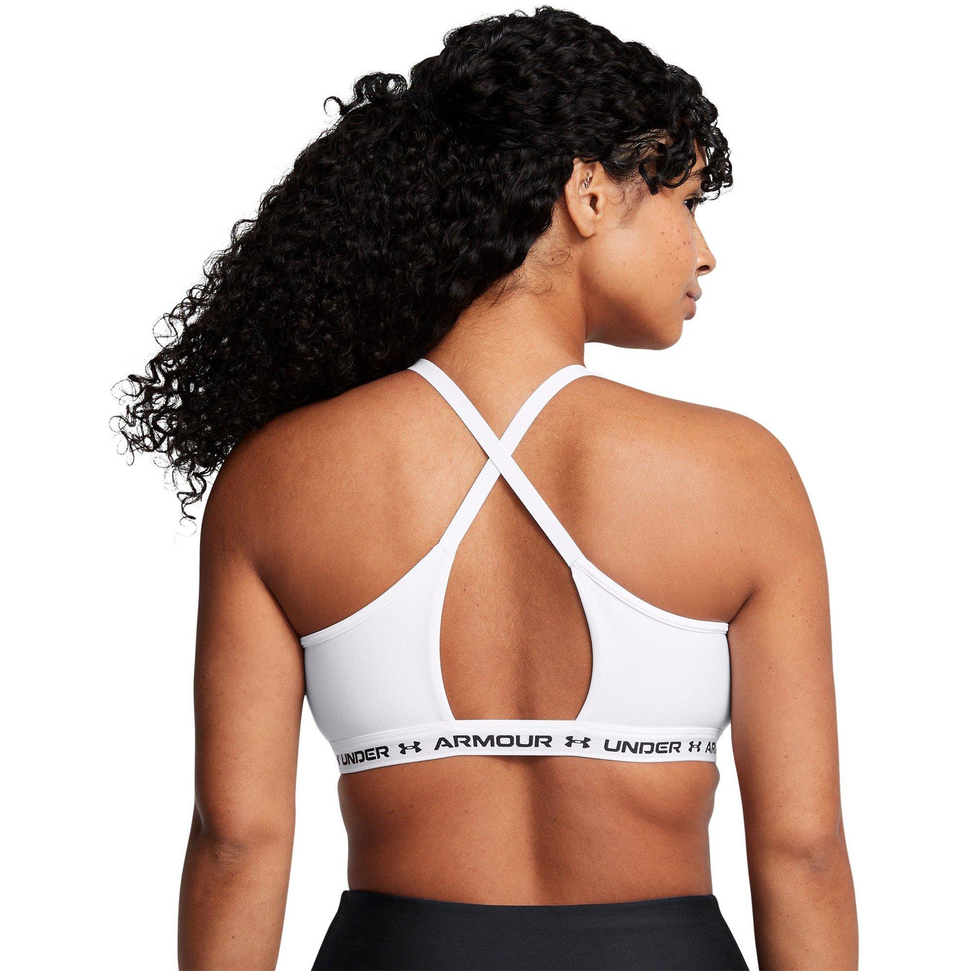 White - Under Armour - UA Crossback Low Bra Ld99 - 10