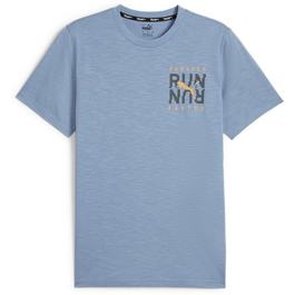 Puma Run Emblem Mens Performance T Shirt