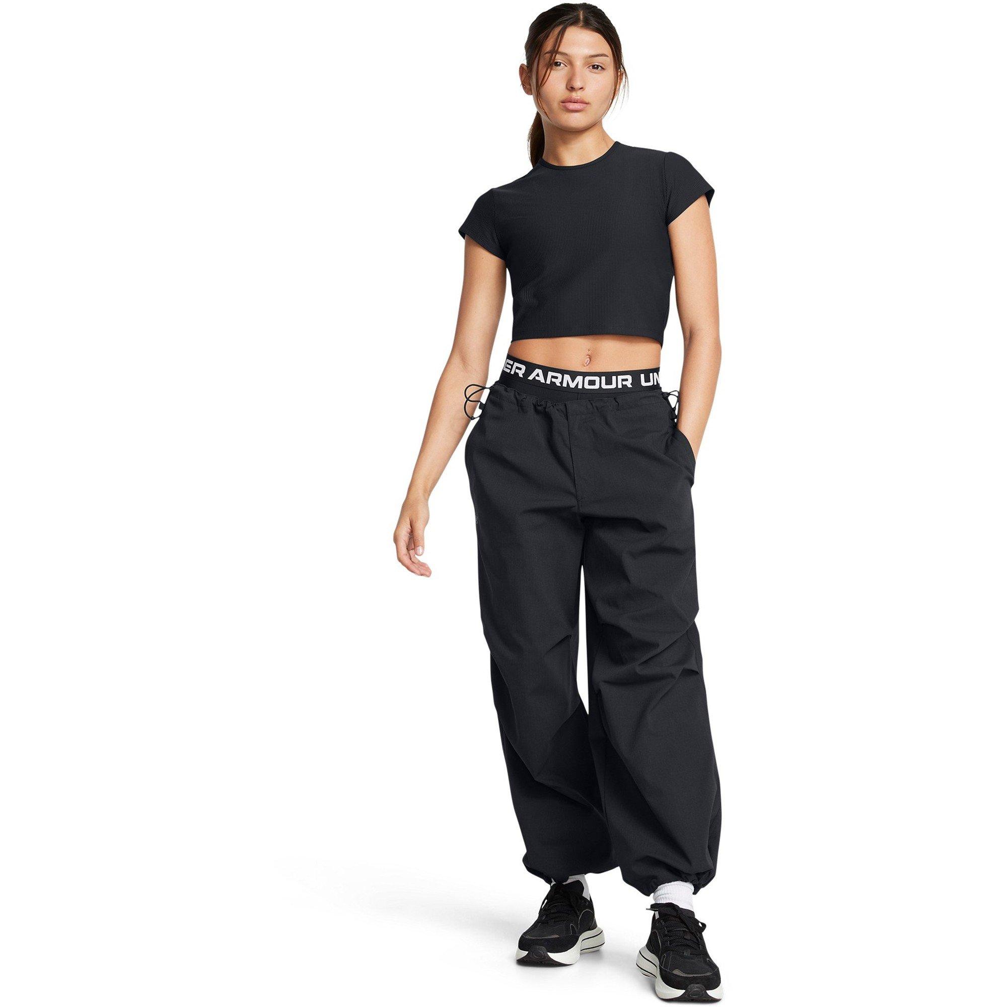 Crna - Under Armour - Women's Meridian Rib Baby T-Shirt - 5