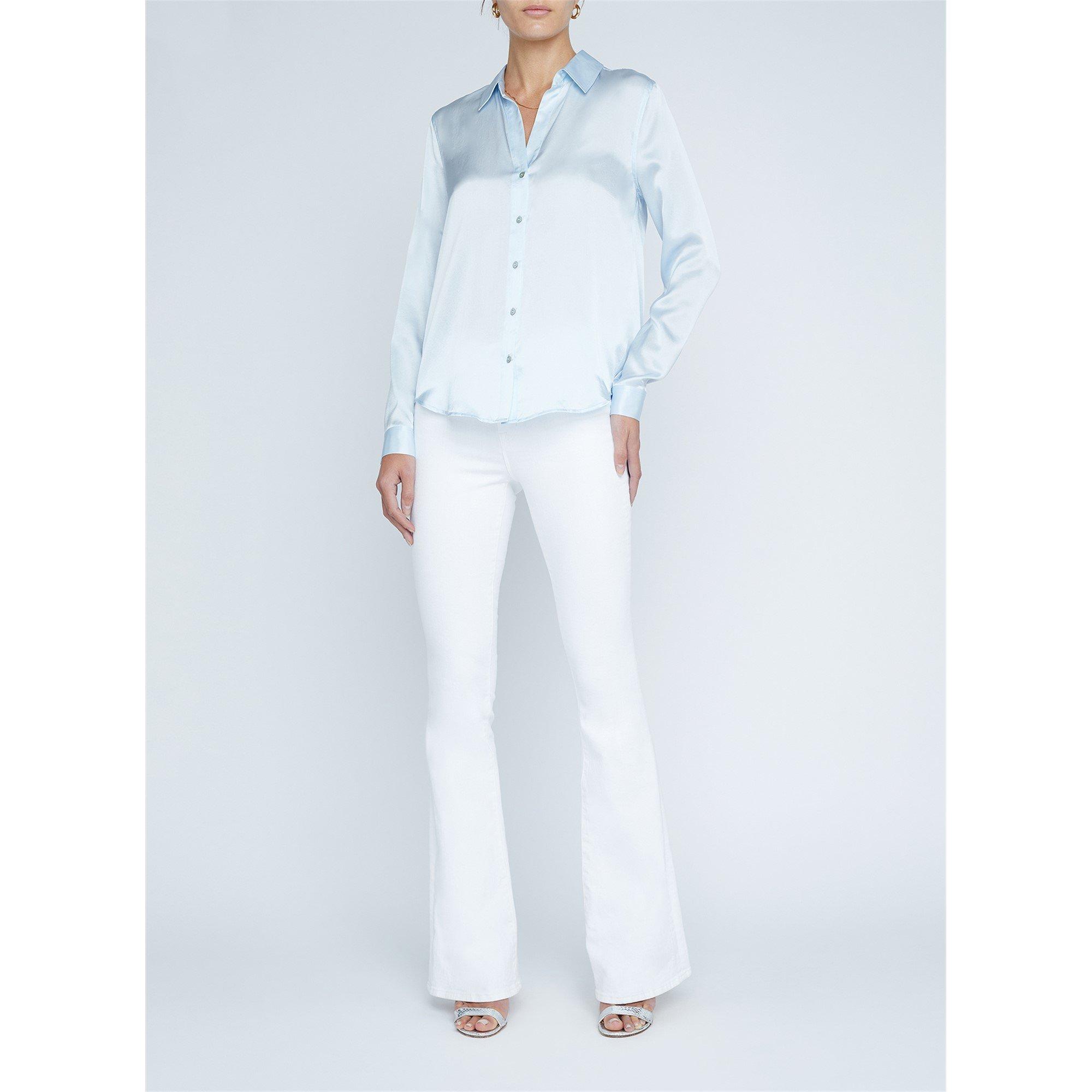 Ice Water - LAgence - Women's Tyler Long-Sleeve Plain Shirt - 4