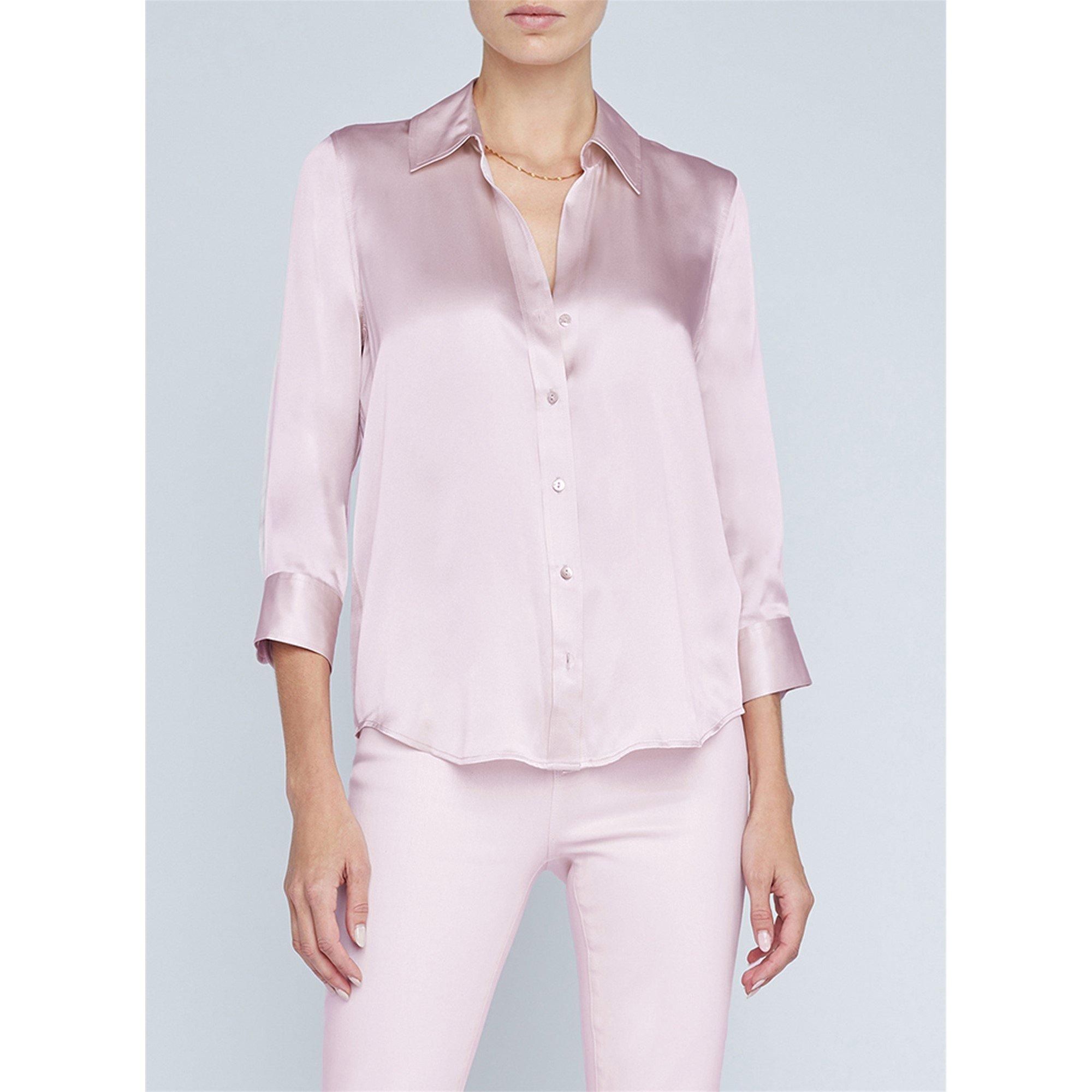 Lilac Snow - LAgence - Dani Silk Blouse - 2