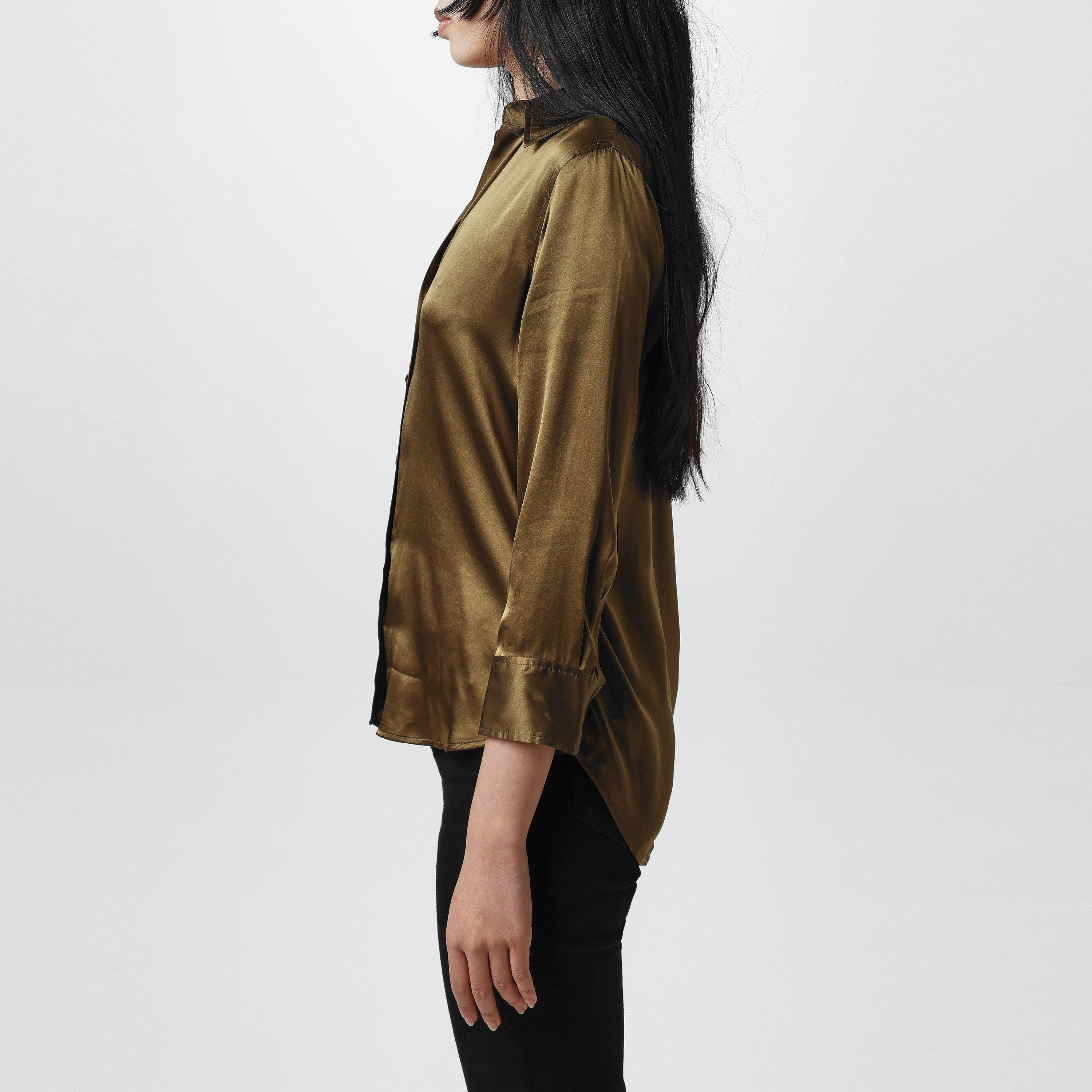 Pine - LAgence - Dani Silk Blouse - 2