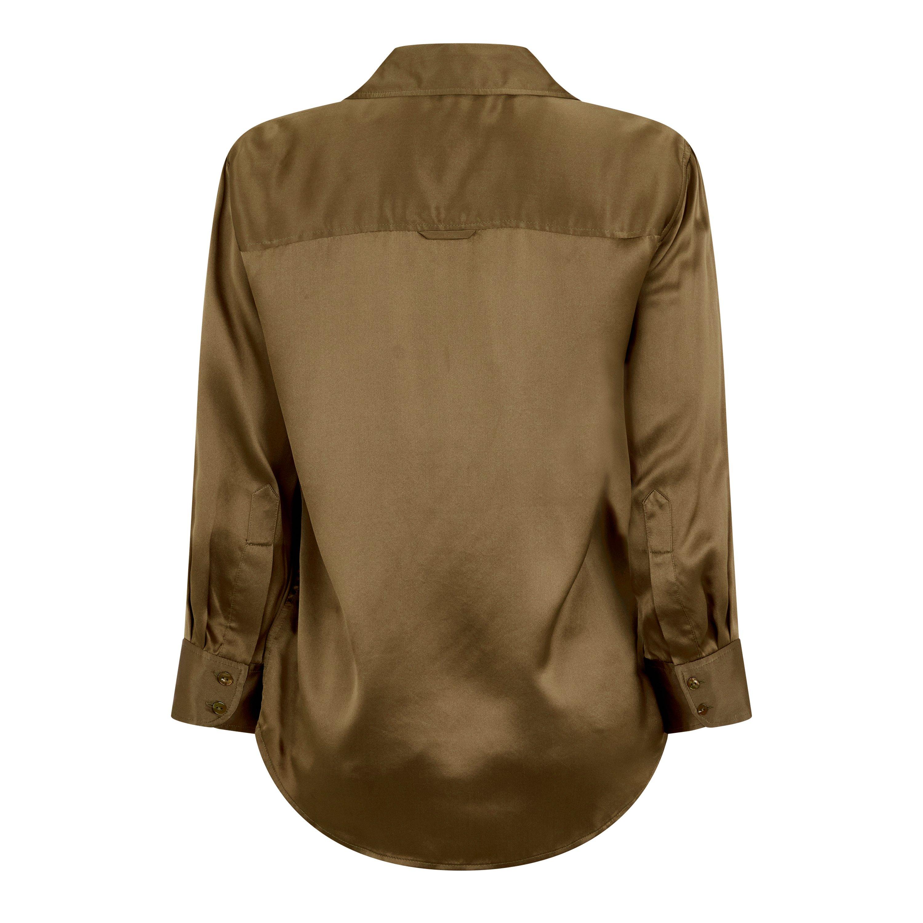 Pine - LAgence - Dani Silk Blouse - 6