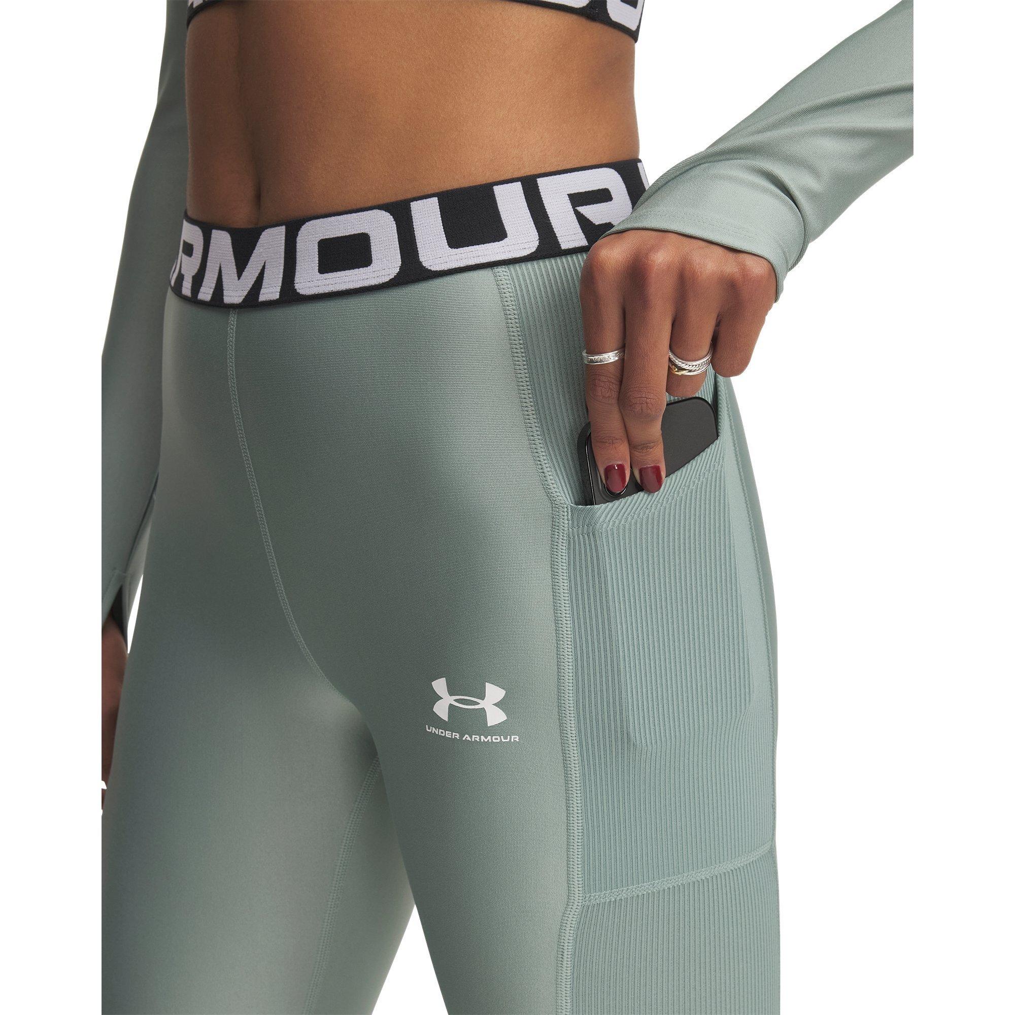 Grün - Under Armour - UA HG Rib Legging Ld99 - 3
