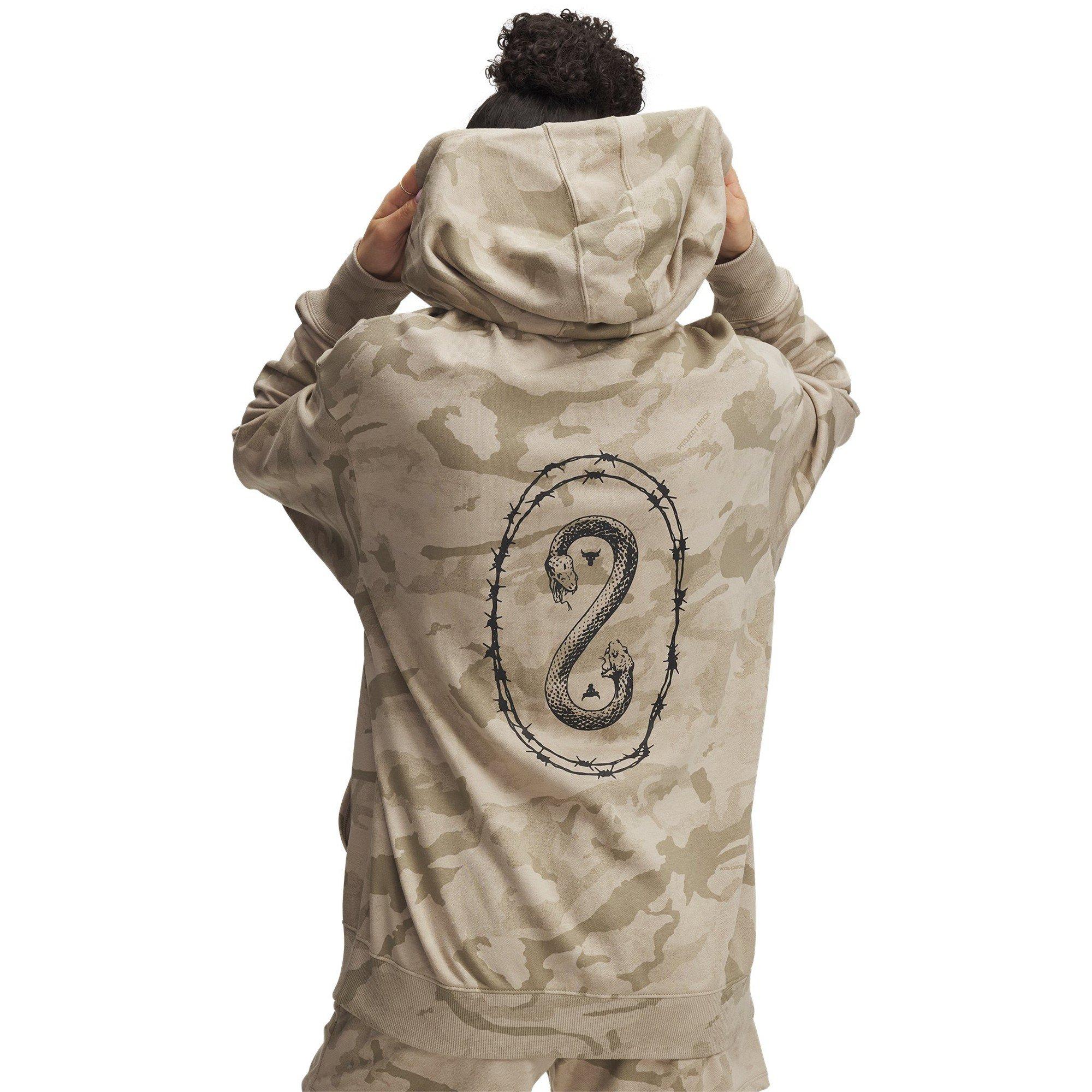 Brown - Under Armour - Women's Project Rock Terry Full Zip Performance Hoodie - 2