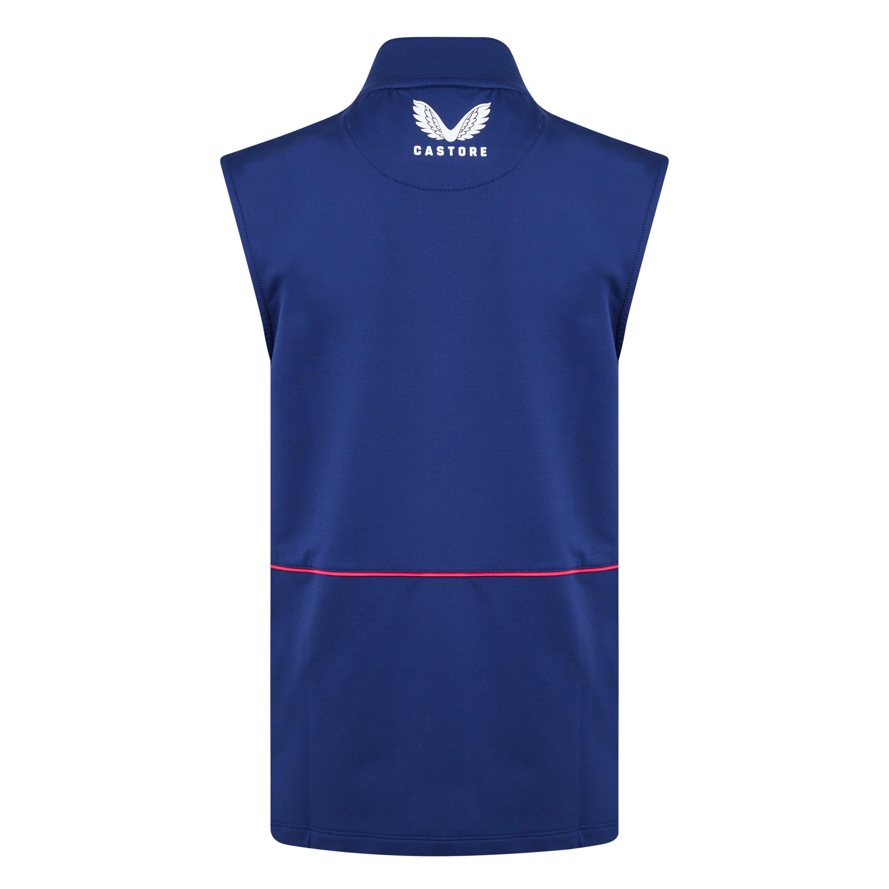 Marineblå - Castore - West Indies Cricket Lightweight Water-Repellent Sleeveless Gilet - 2