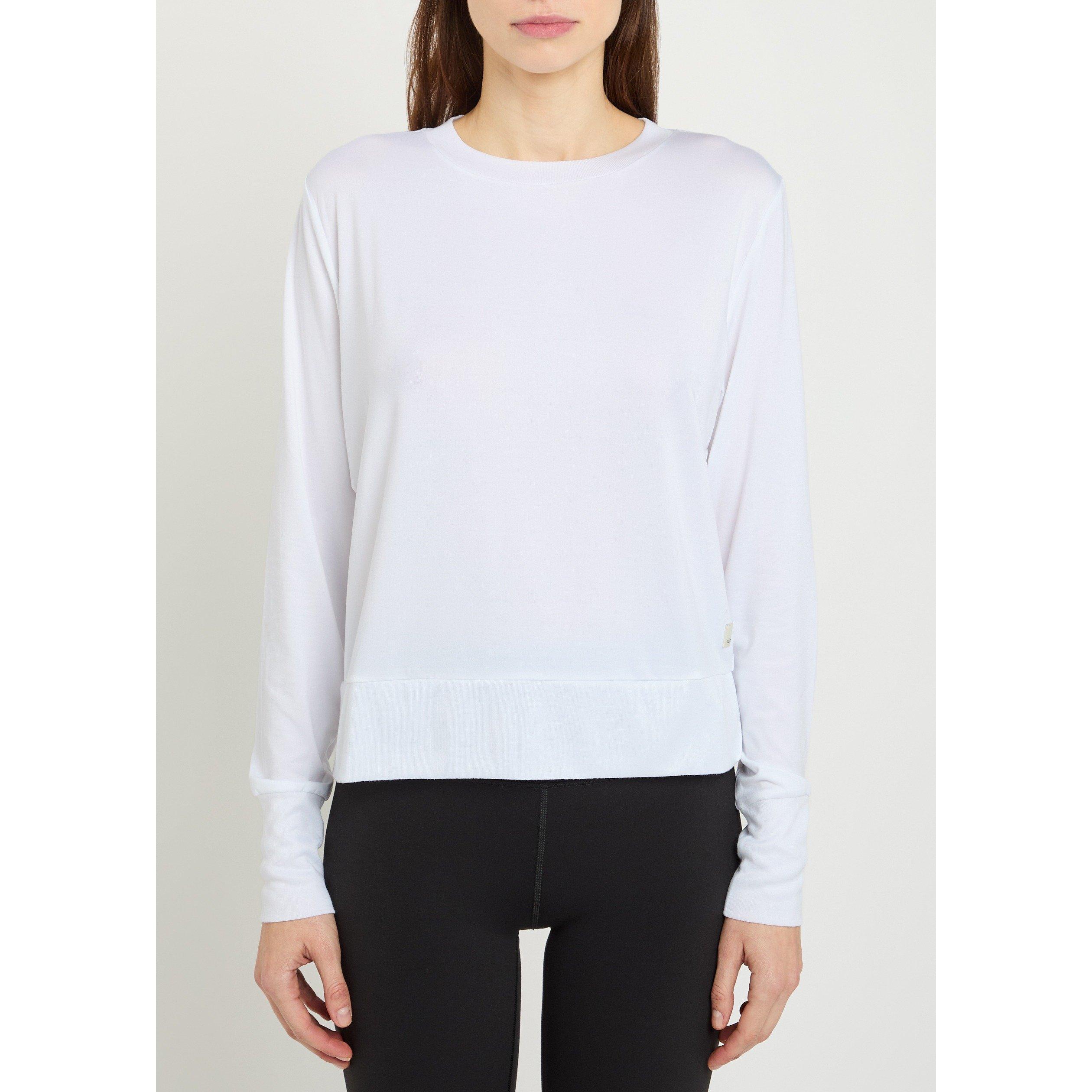 WHITE - Vuori - Women's Daydream Crew Long-Sleeve Performance T-Shirt - 2