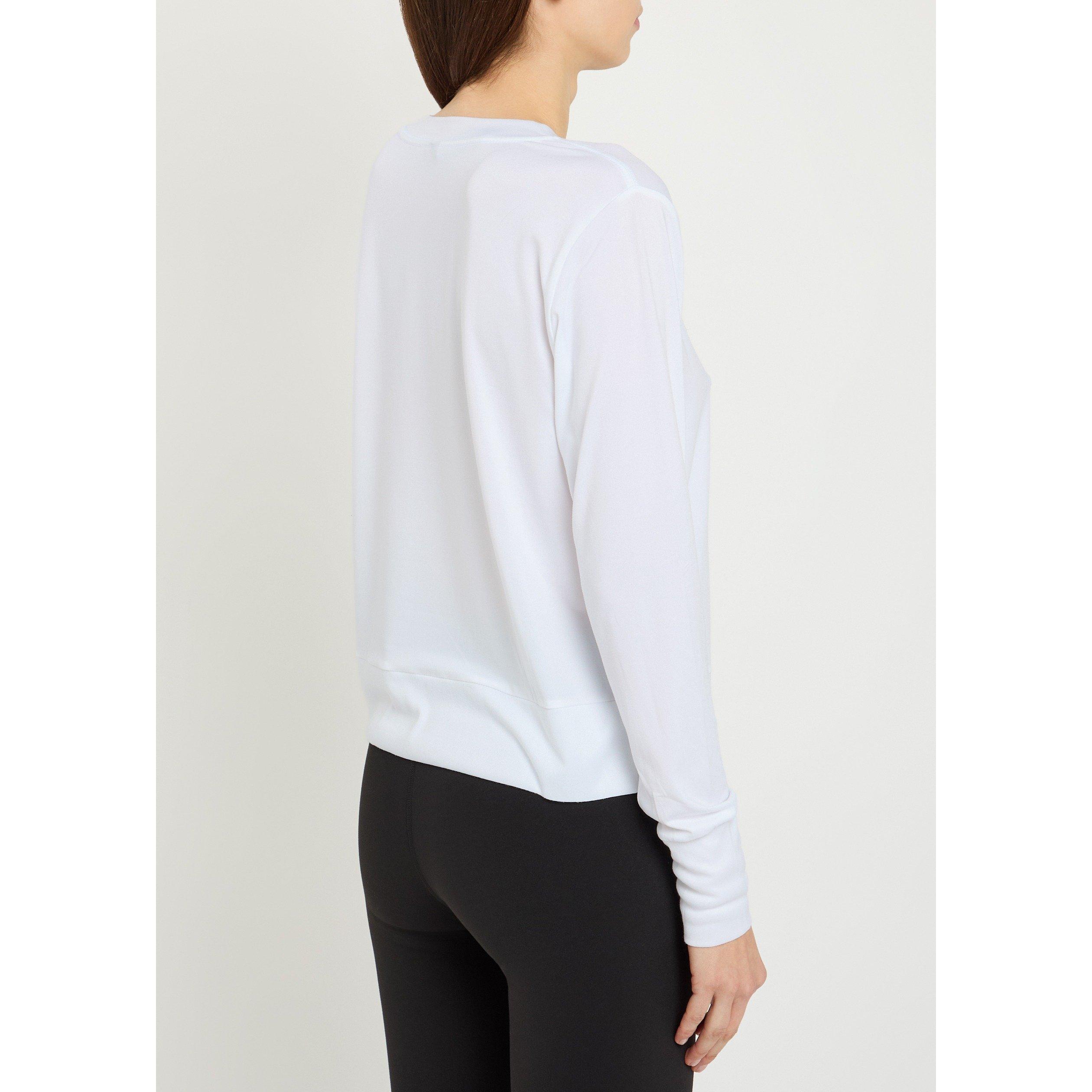 WHITE - Vuori - Women's Daydream Crew Long-Sleeve Performance T-Shirt - 3