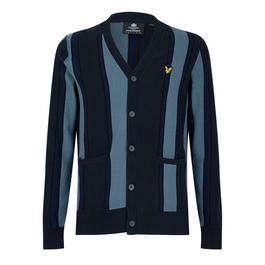 Lyle and Scott Lyle Strp Cardigan Sn99