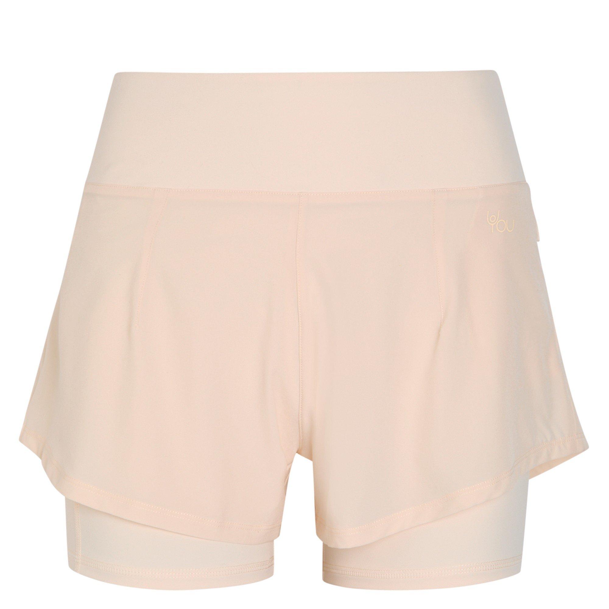 ROSE - Now You Live - Women's Ashby 2-in-1 Performance Shorts - 1