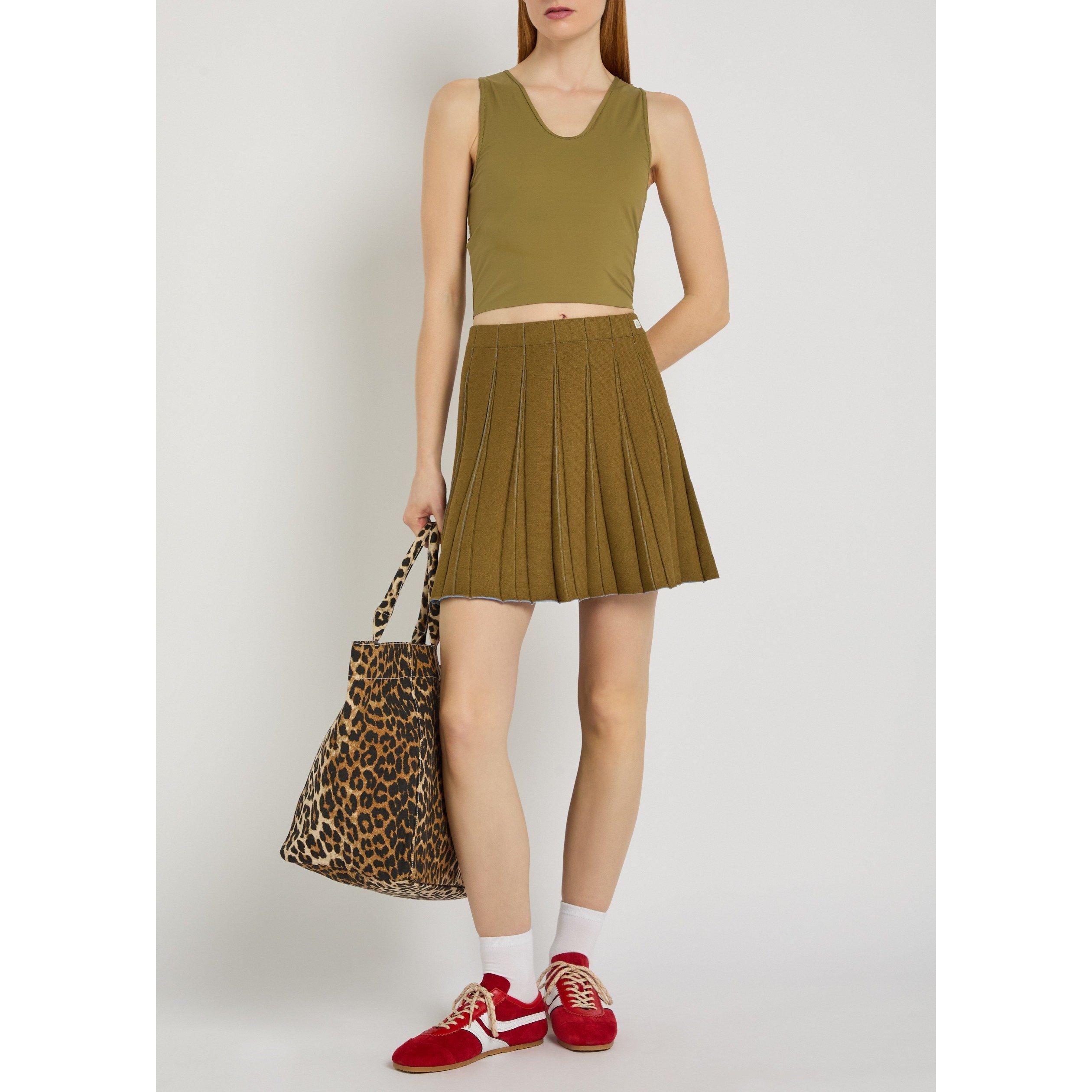 OLIVE - Spence - Women's Cosmic Racer Cropped Slim-Fit Vest - 5