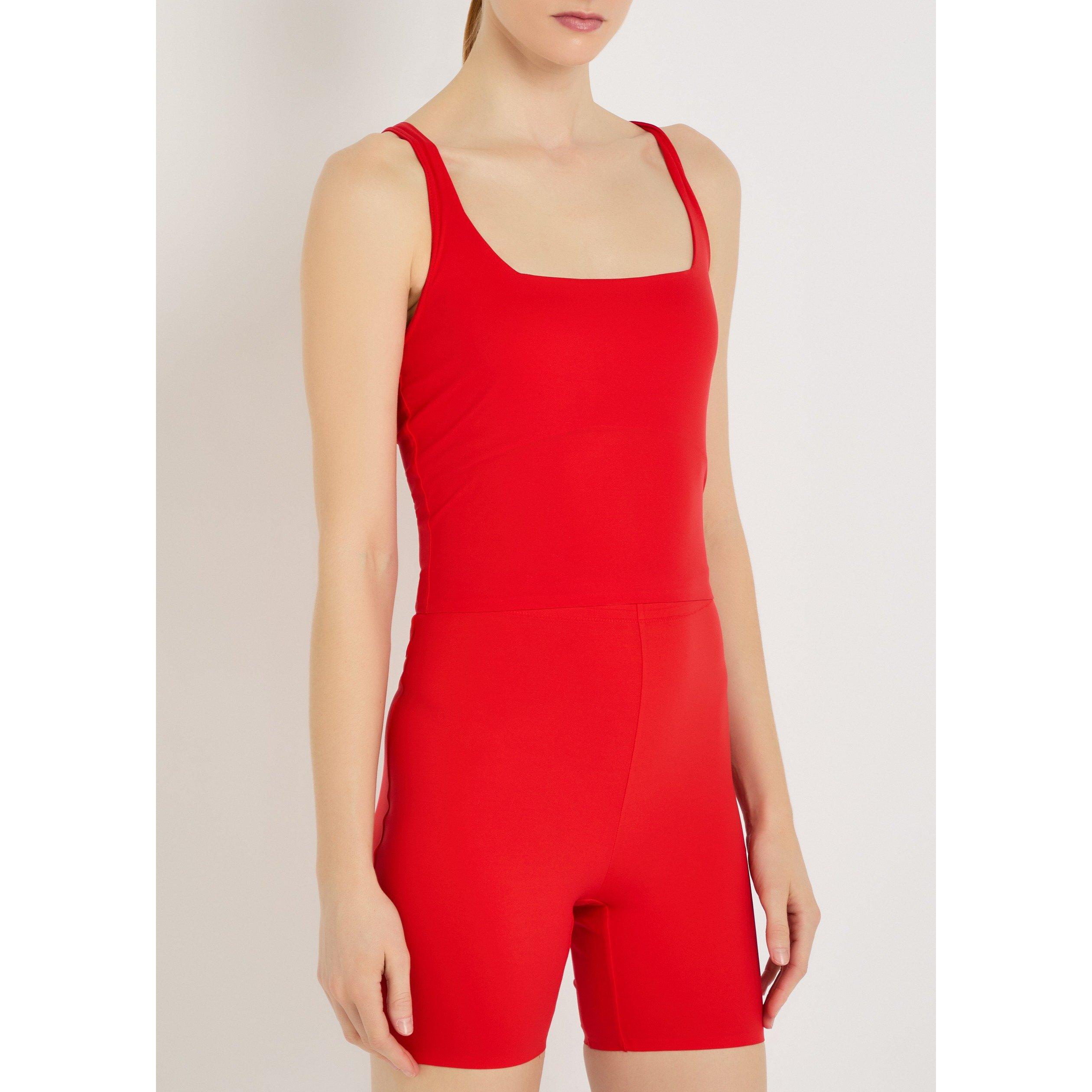 RED - Spence - Women's Martina Cropped Slim-Fit Performance Vest - 2