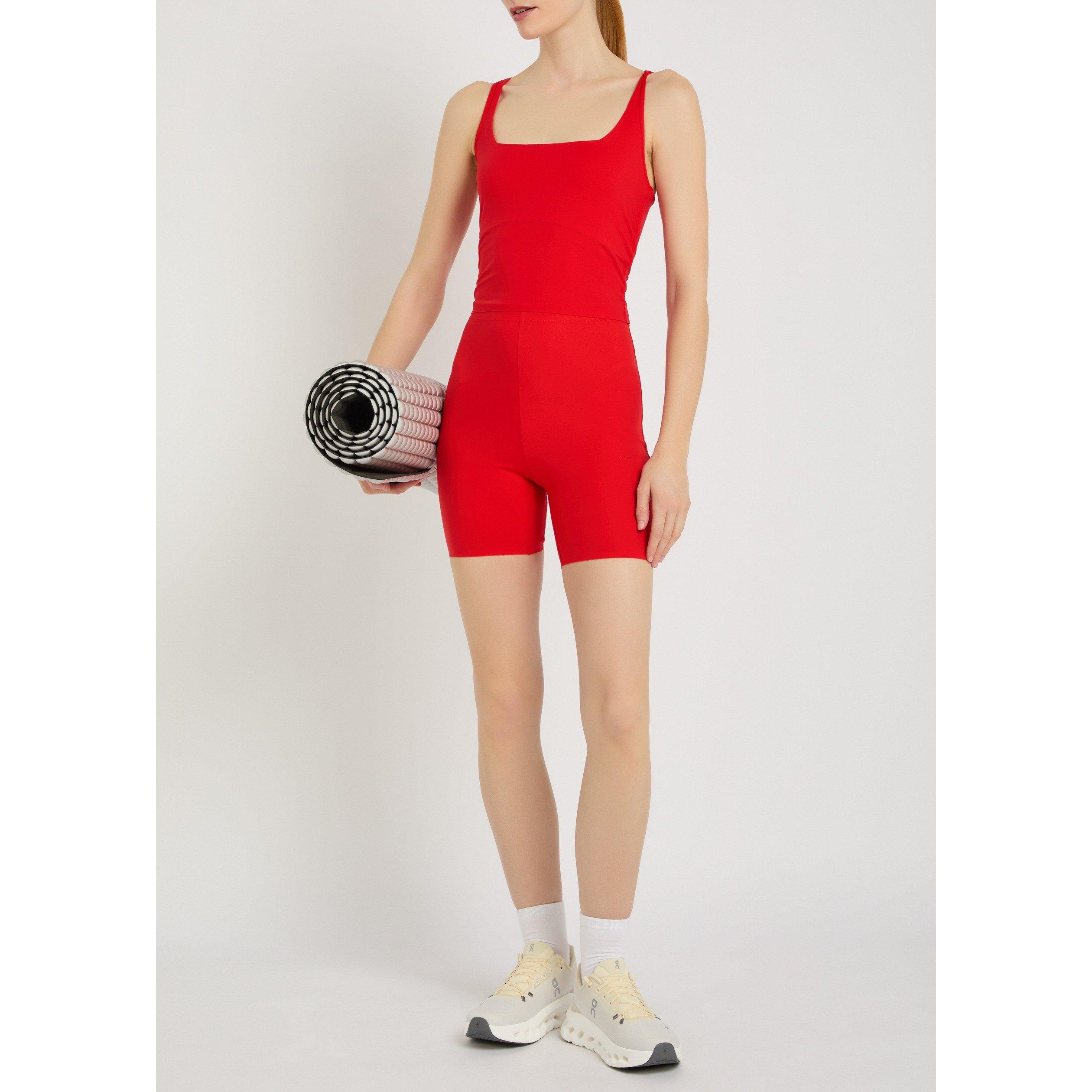 RED - Spence - Women's Martina Cropped Slim-Fit Performance Vest - 5
