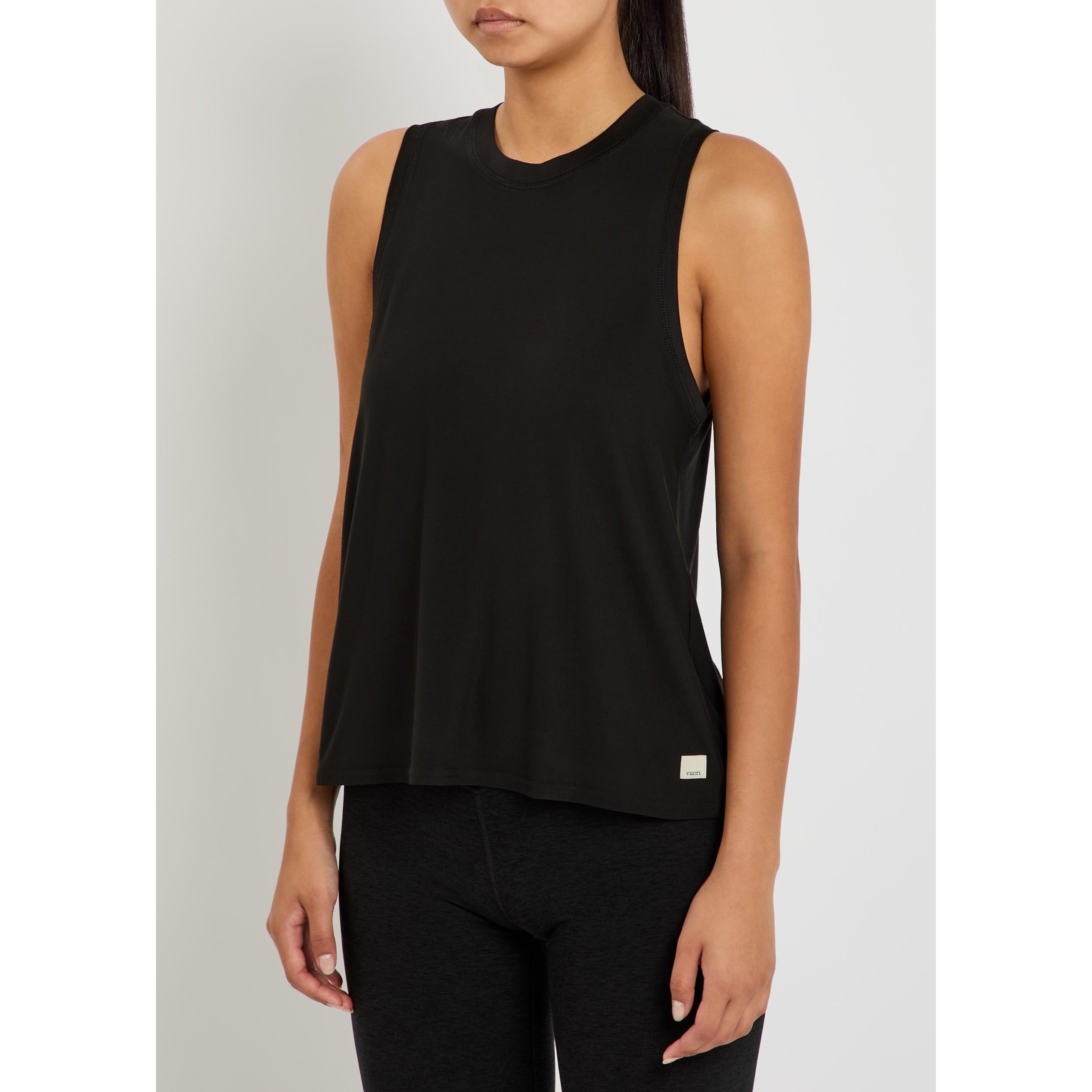 BLACK - Vuori - Women's Long Crew-Neck Vest - 2