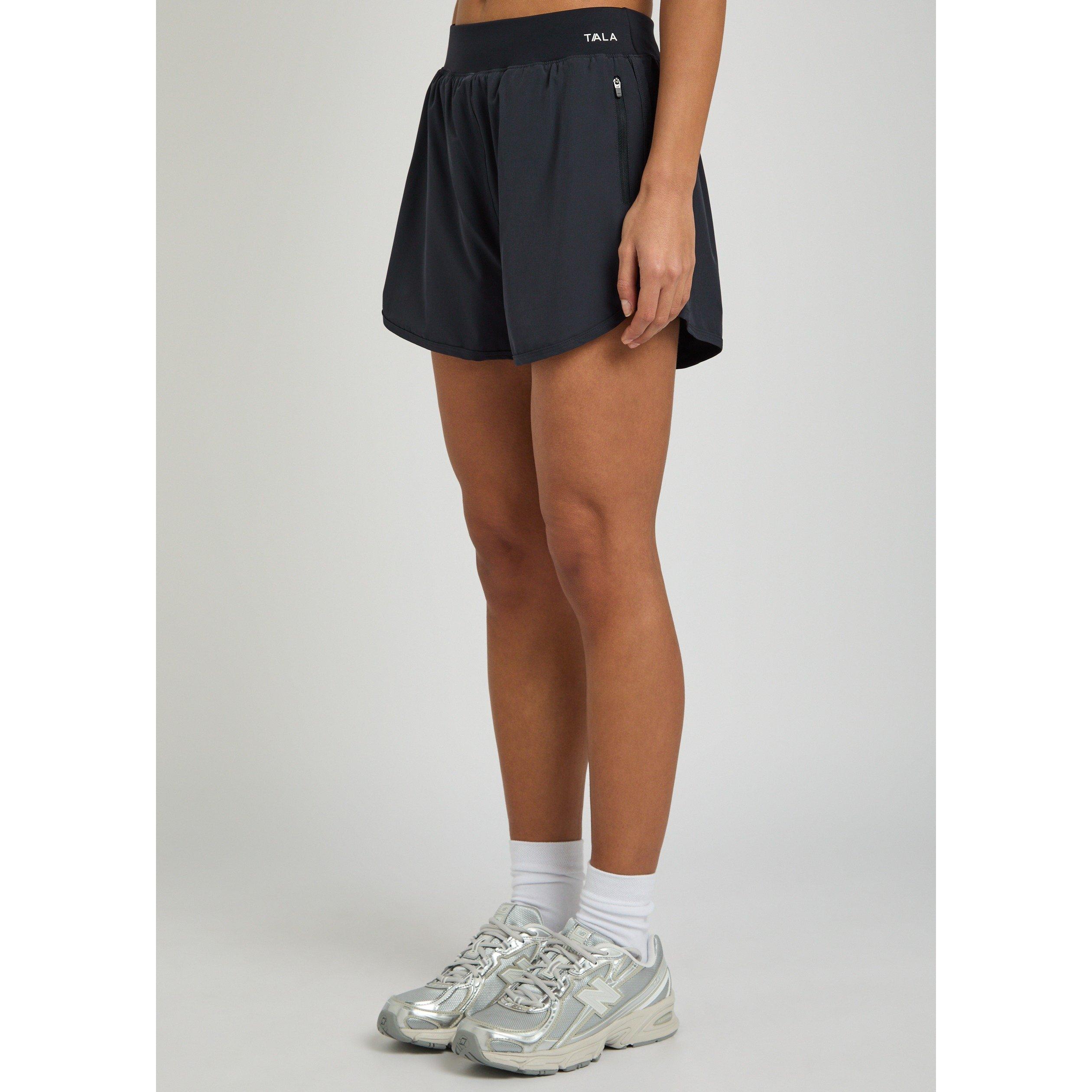 NAVY - TALA - Women's SkinLuxe 2-in-1 Gym Shorts - 2