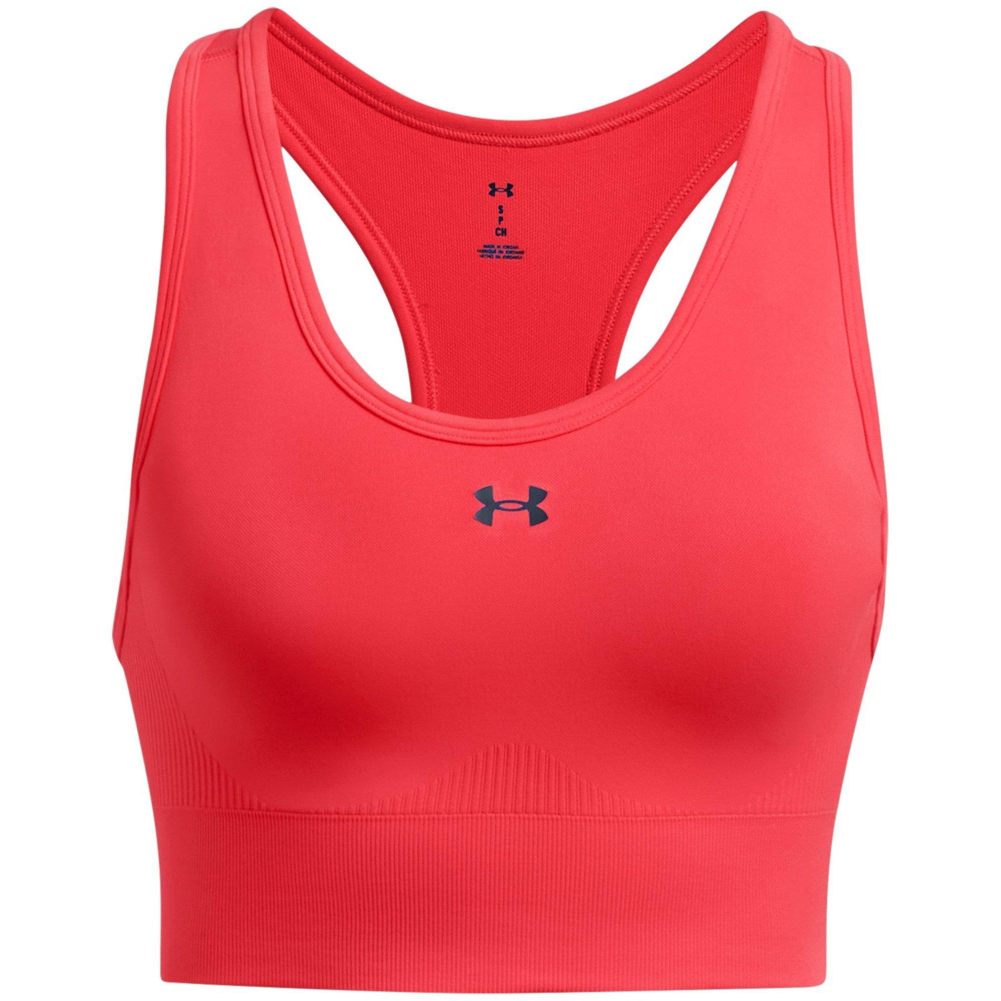 Under Armour Women's Vanish Seamless Medium Impact Sports Bra - Red - 10 (S)