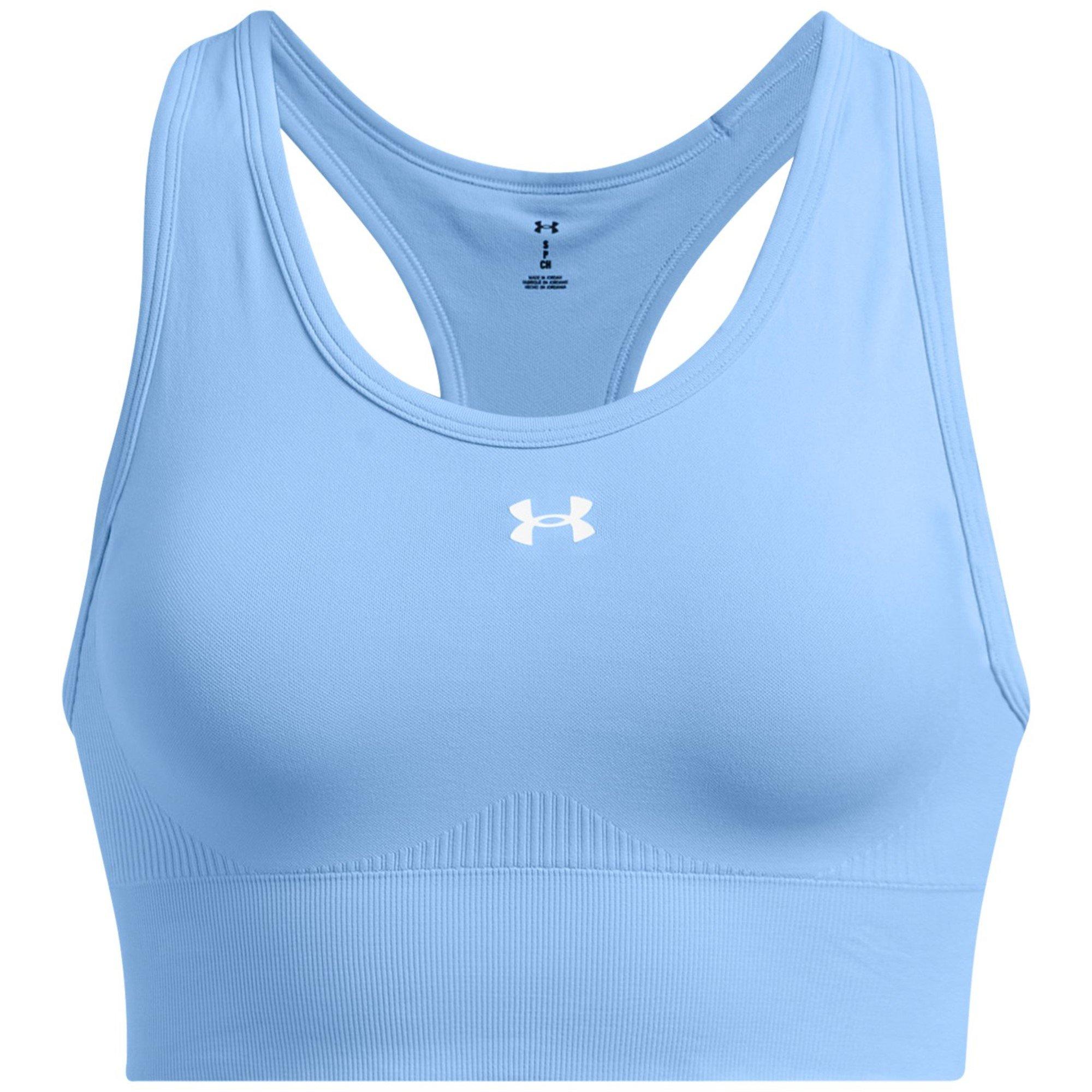 Blue - Under Armour - Women's Vanish Seamless Medium Impact Sports Bra - 1