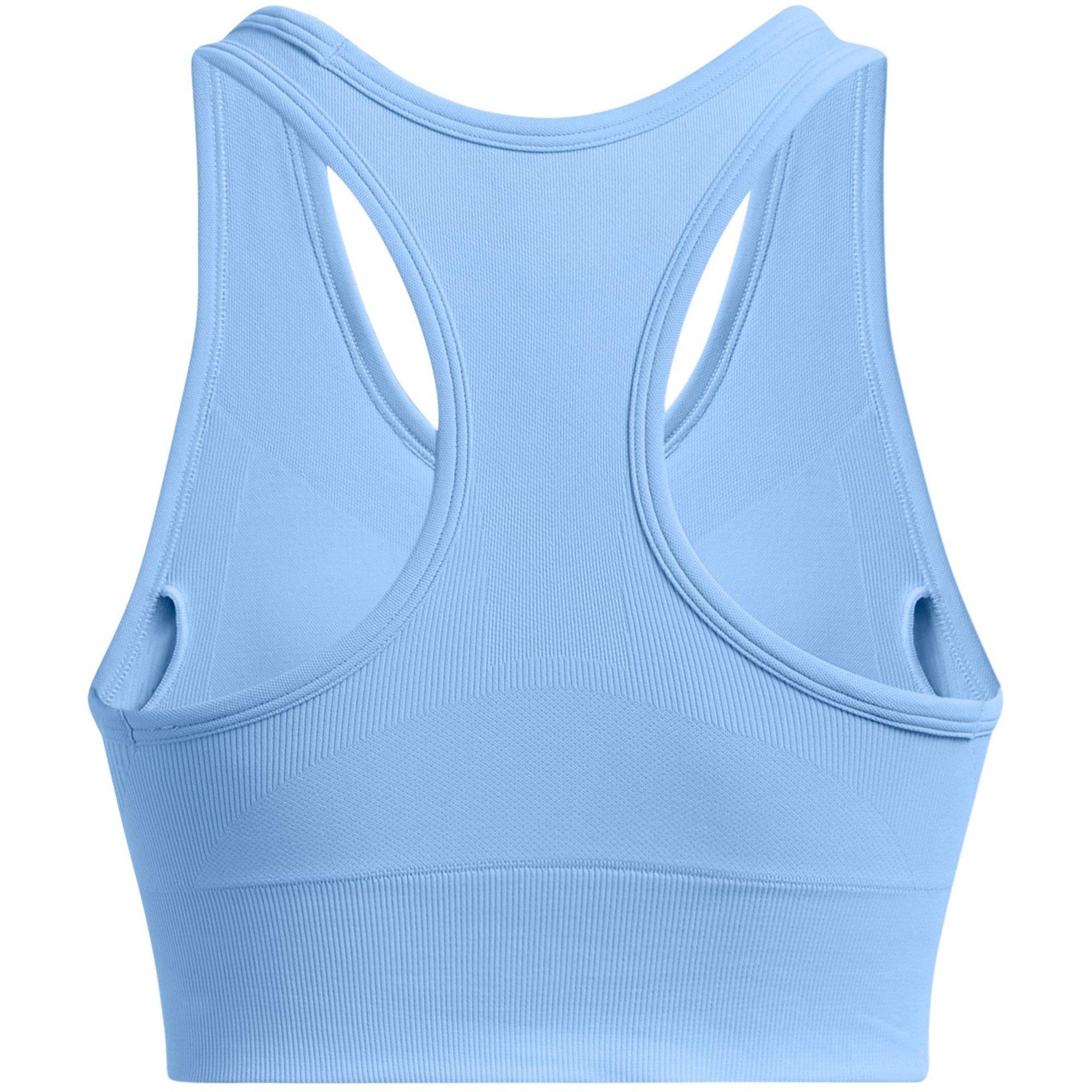 Blue - Under Armour - Vanish Seamless Medium Impact Sports Bra - 2