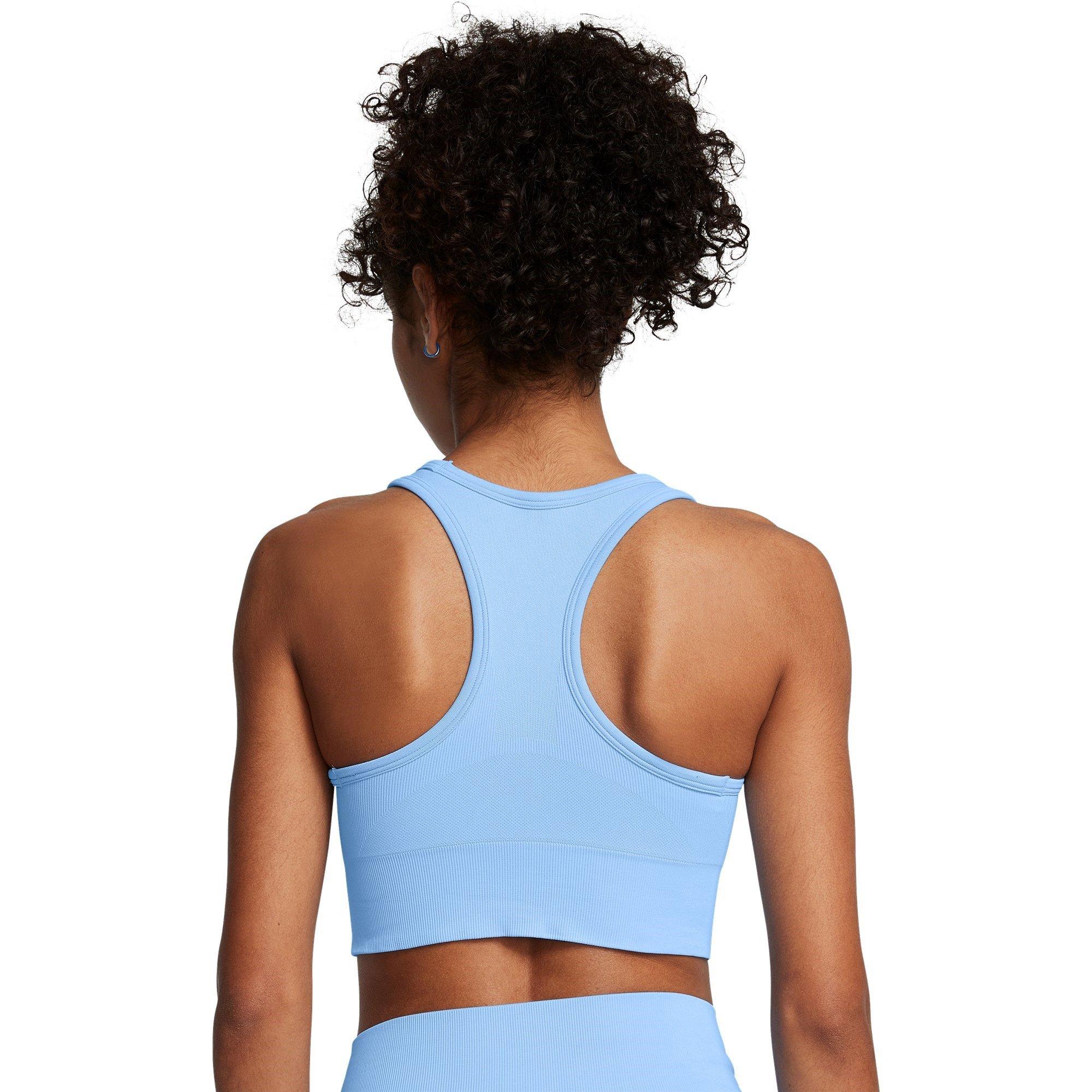 Blue - Under Armour - Vanish Seamless Medium Impact Sports Bra - 4