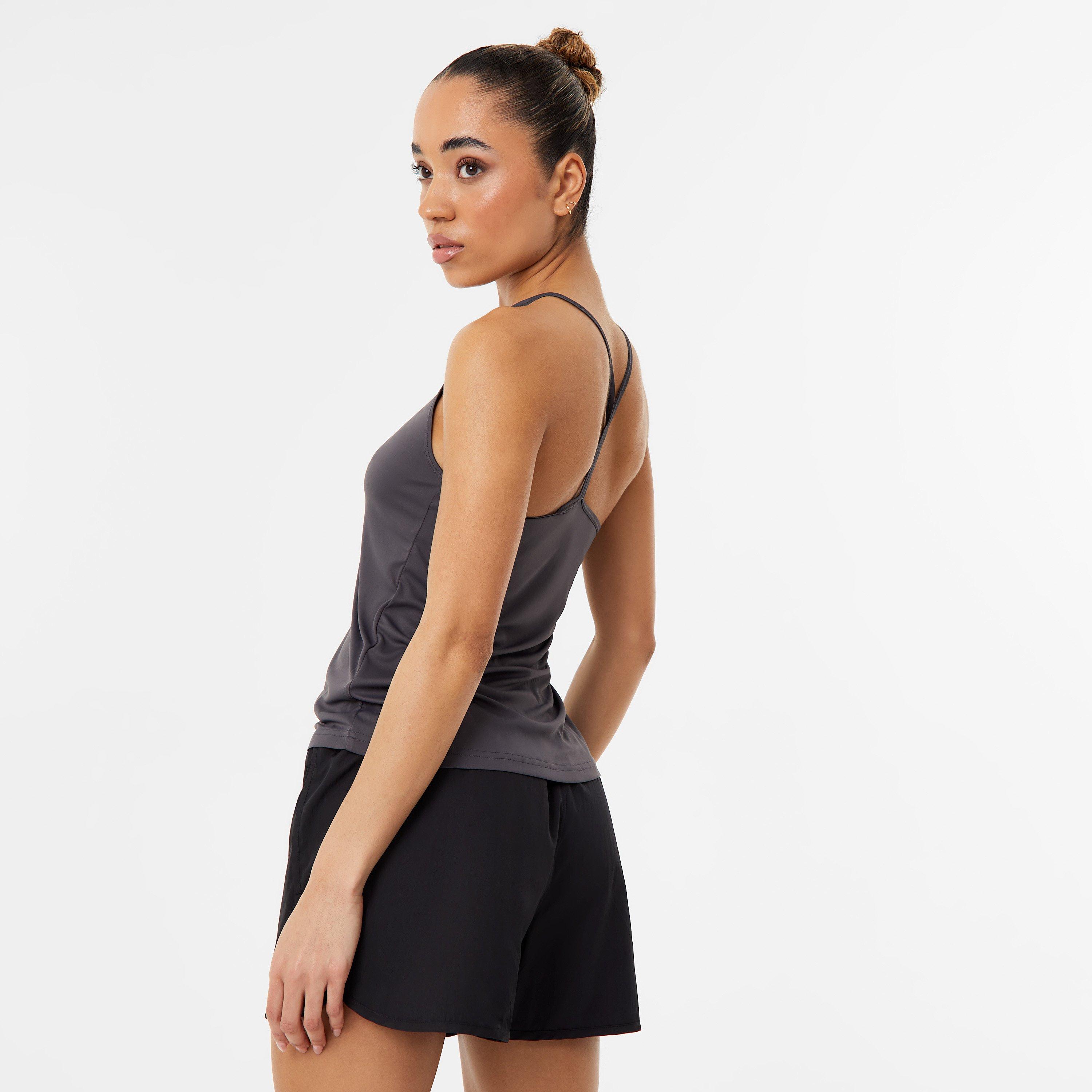 Shark Grey - Everlast - Racer Strappy Vest Womens - 2