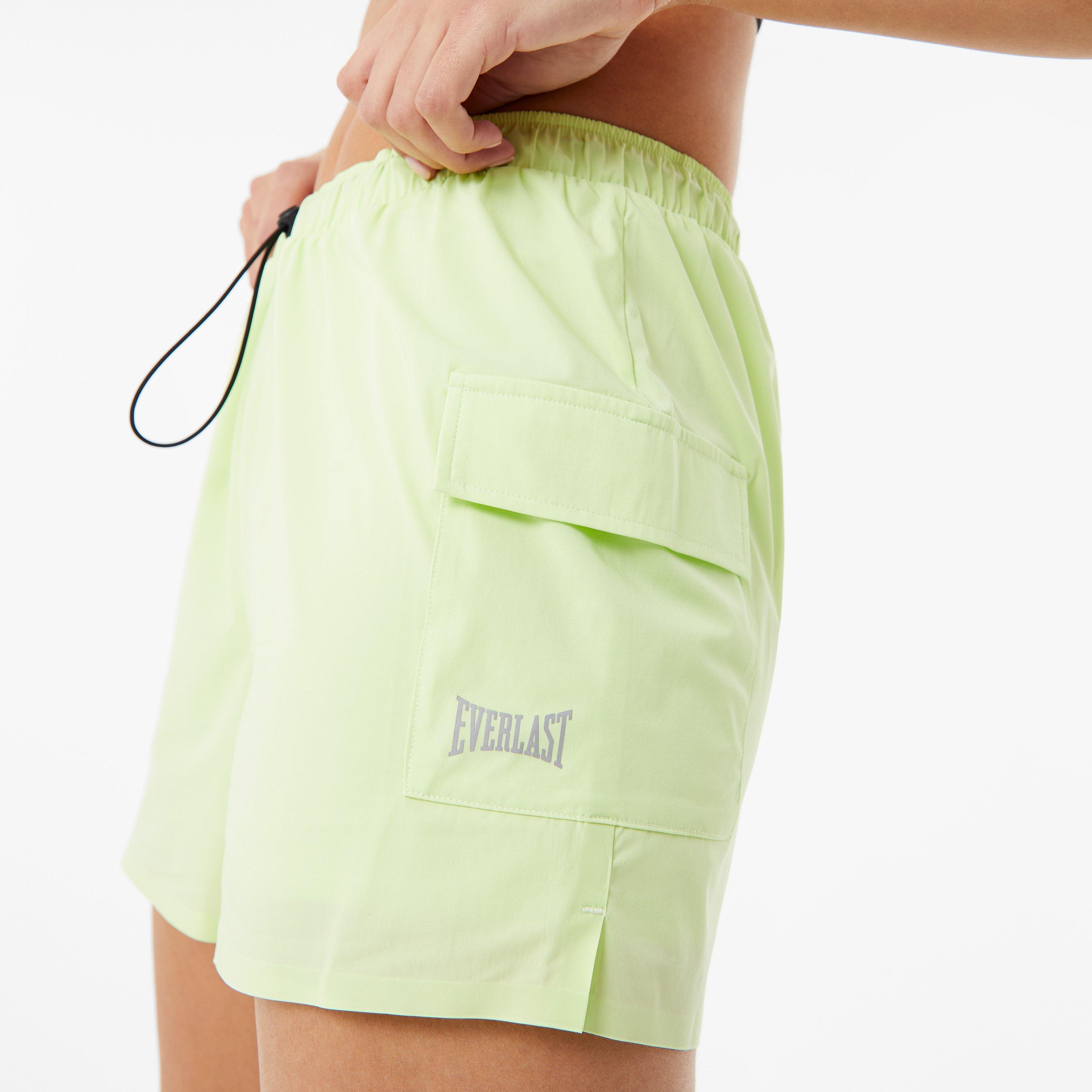 Pastel Lime - Everlast - Cargo 2in1 Shorts Womens - 3