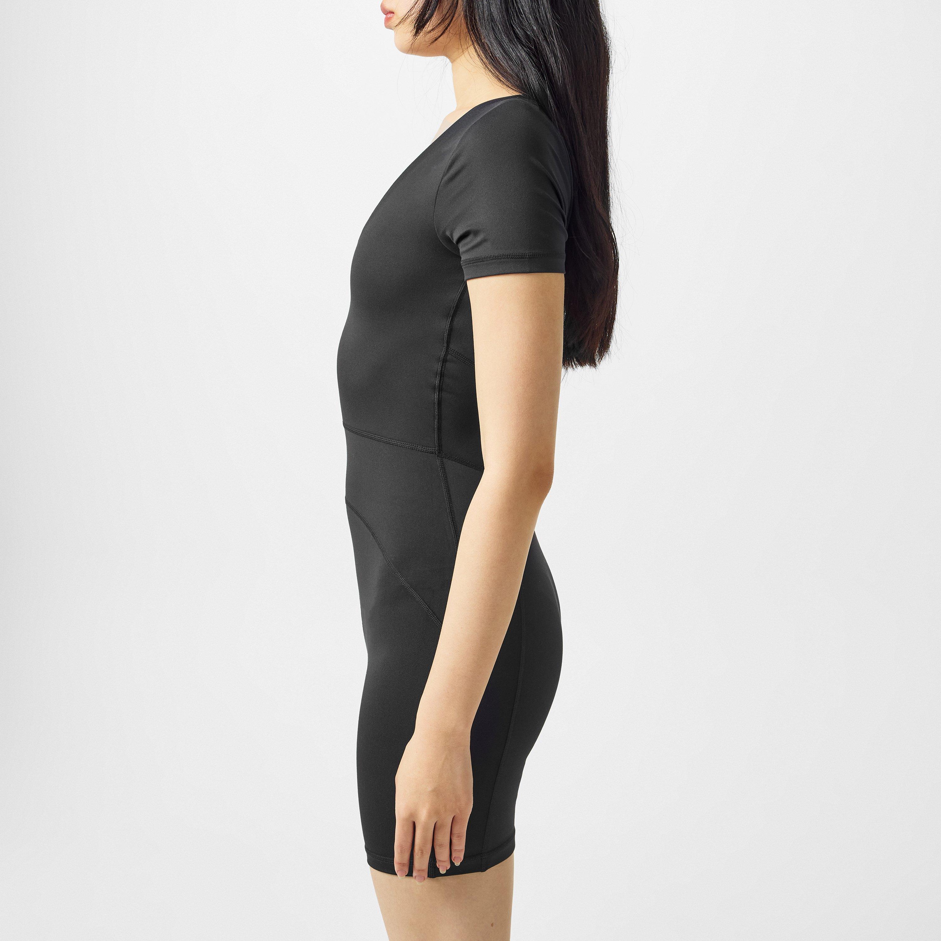 black - Sweaty Betty - All-Day T-Shirt Bodysuit - 2