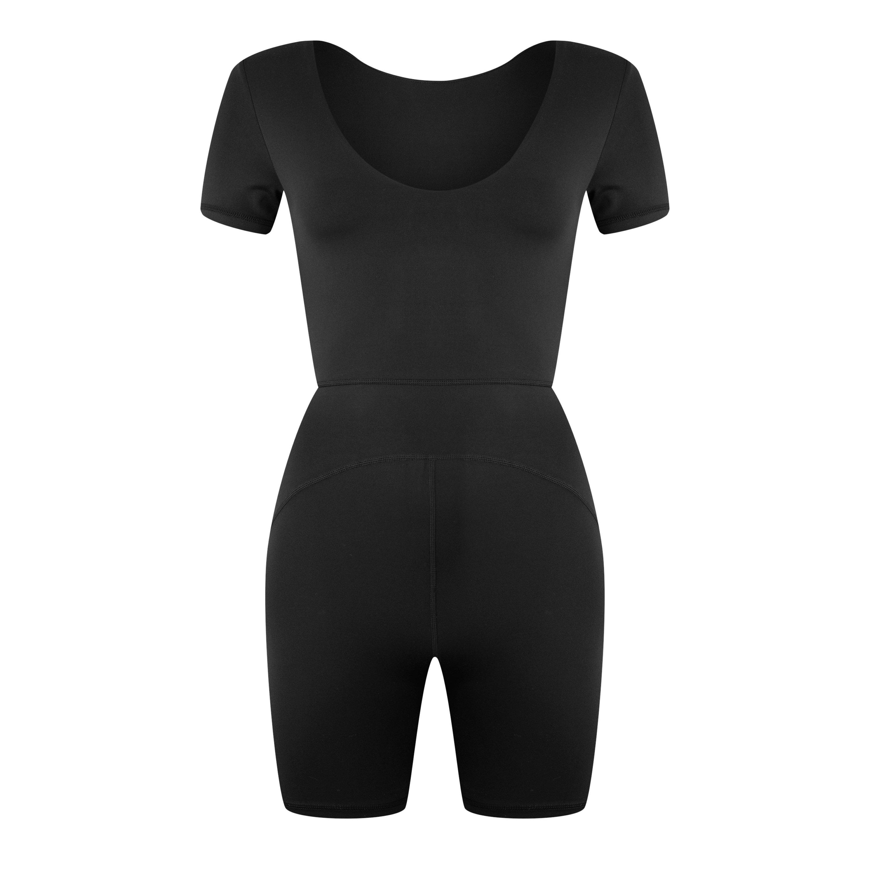 black - Sweaty Betty - All-Day T-Shirt Bodysuit - 5