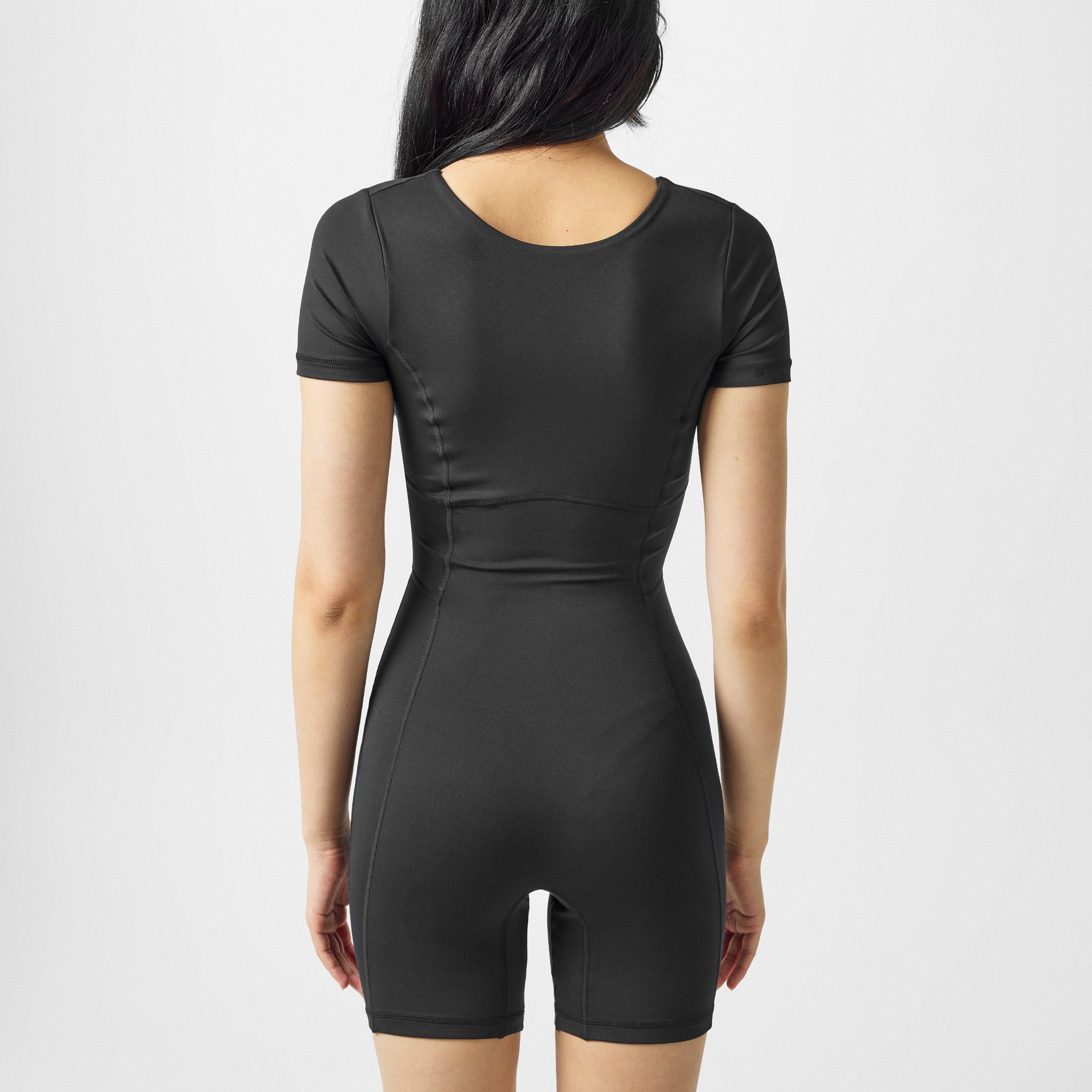 black - Sweaty Betty - All-Day T-Shirt Bodysuit - 3