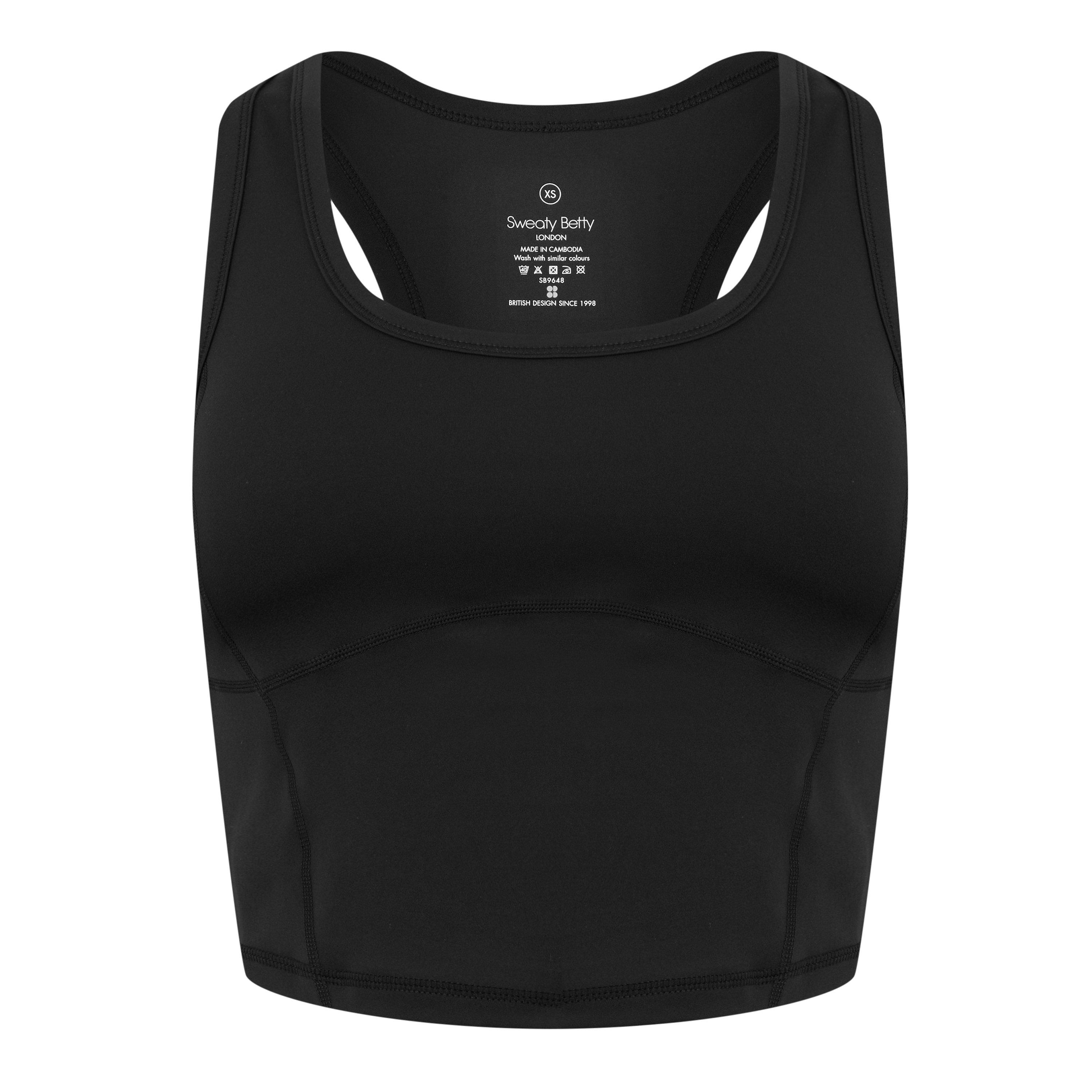Black - Sweaty Betty - All Day Active Cropped Tank - 5