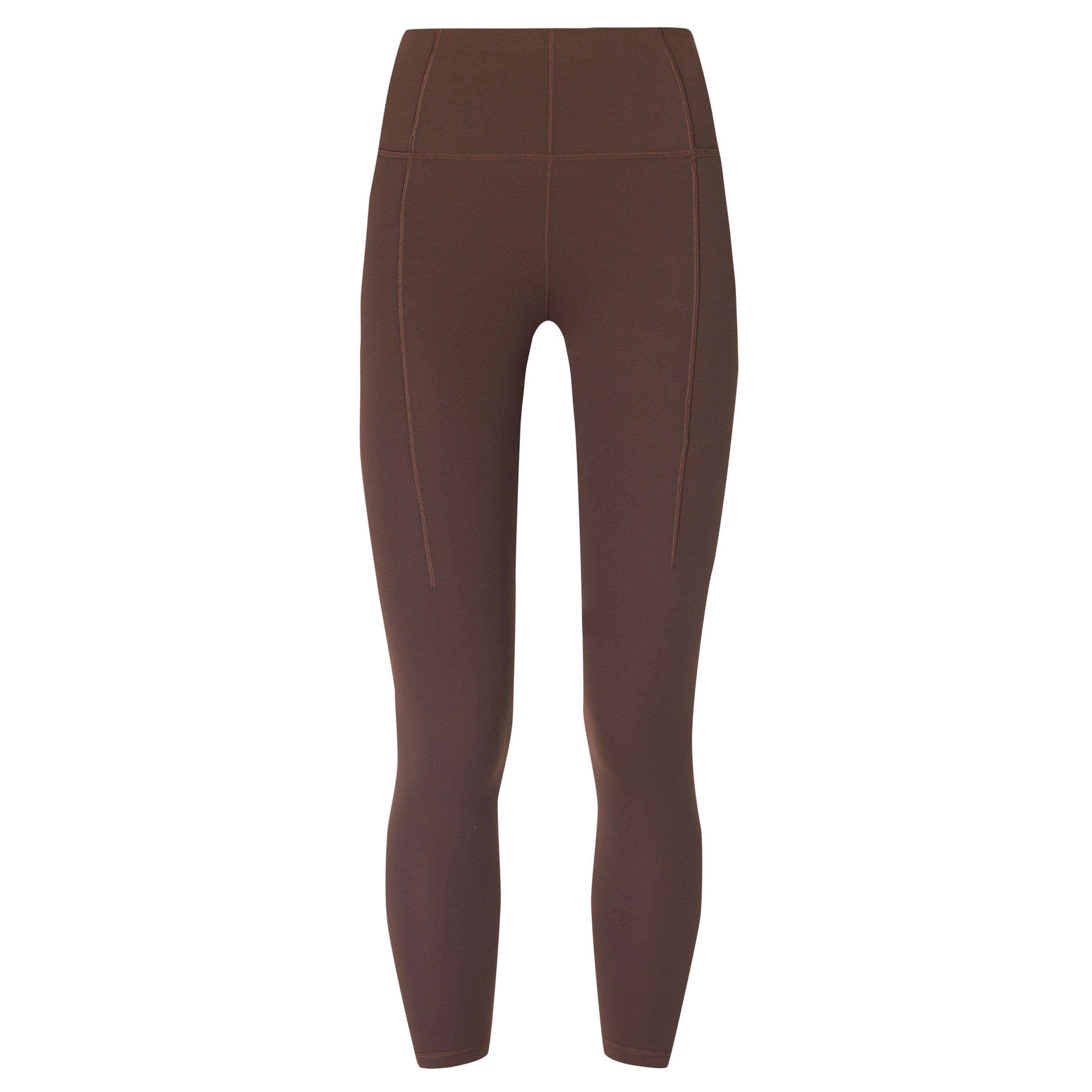 Cacao Brown - Sweaty Betty - Women's 7/8 Length Soft Yoga Leggings - 5