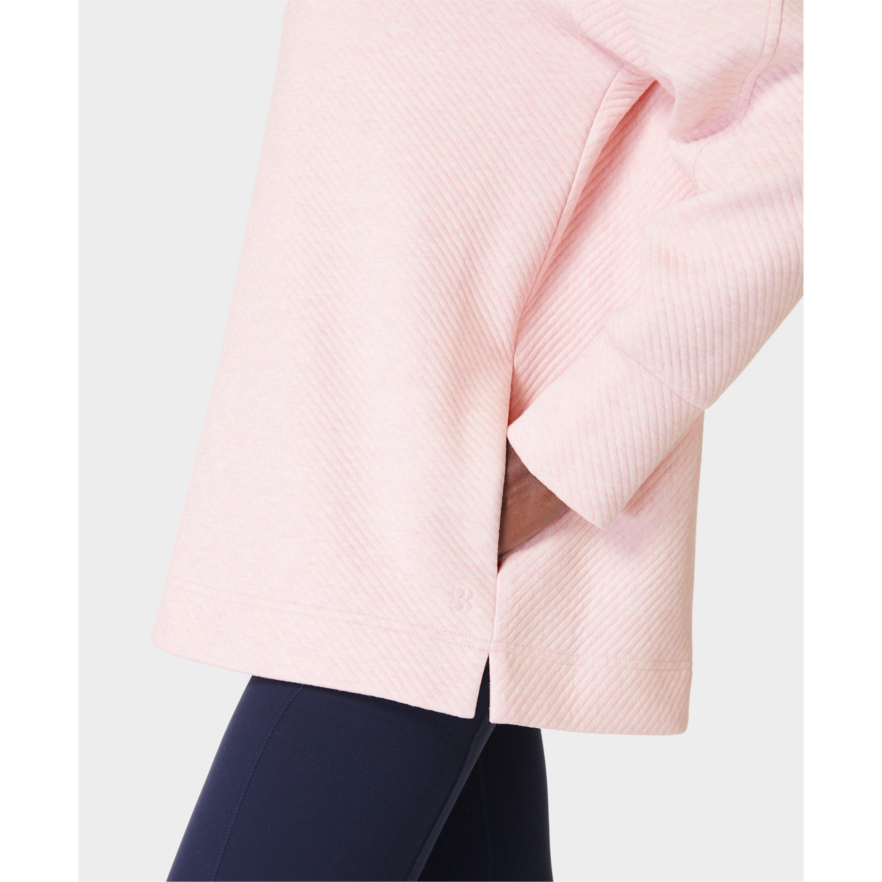 neutral pink - Sweaty Betty - Women's Radiant Crew Neck Jumper - 2