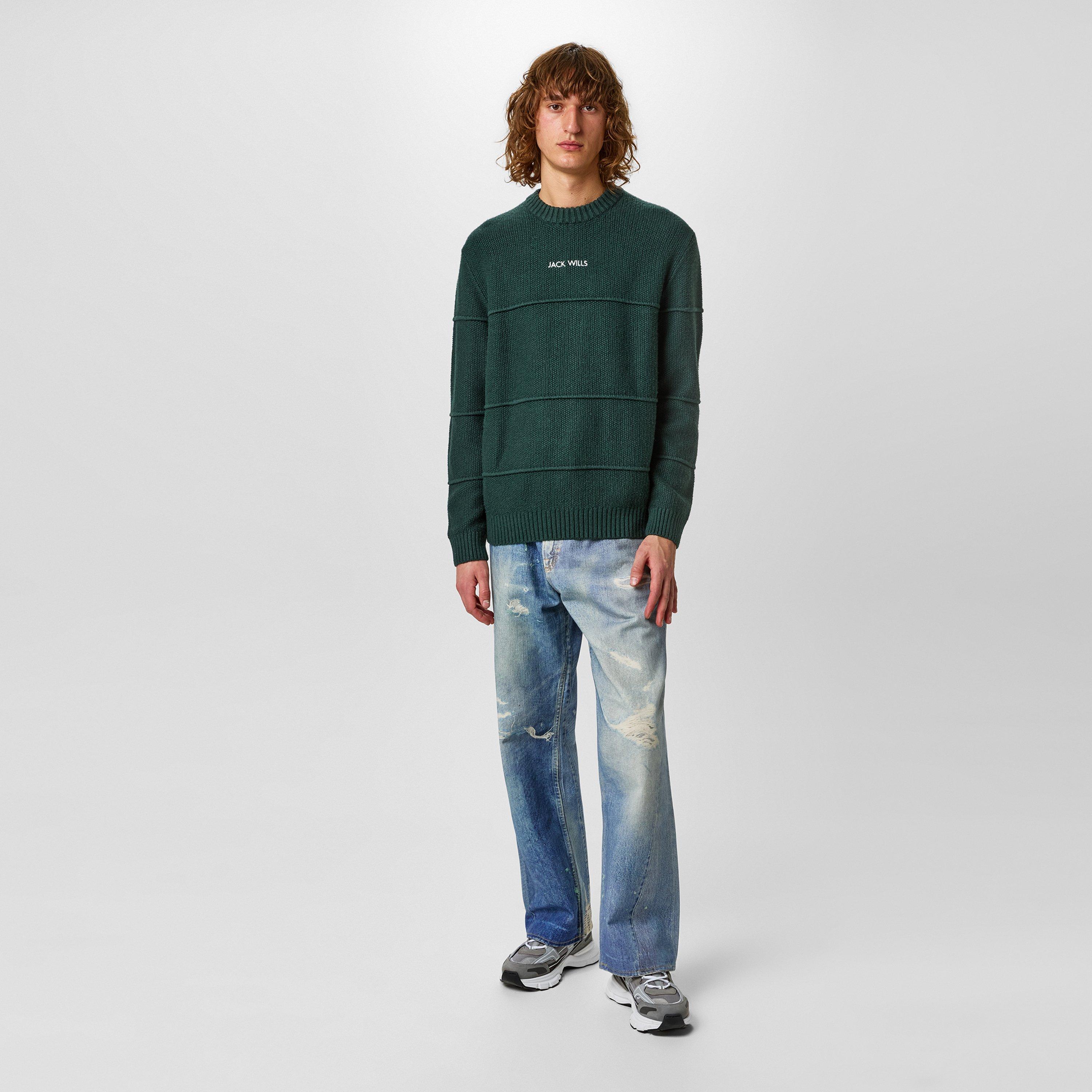 Evergreen - Jack Wills - Boucle Knit Crew Sweater - 6