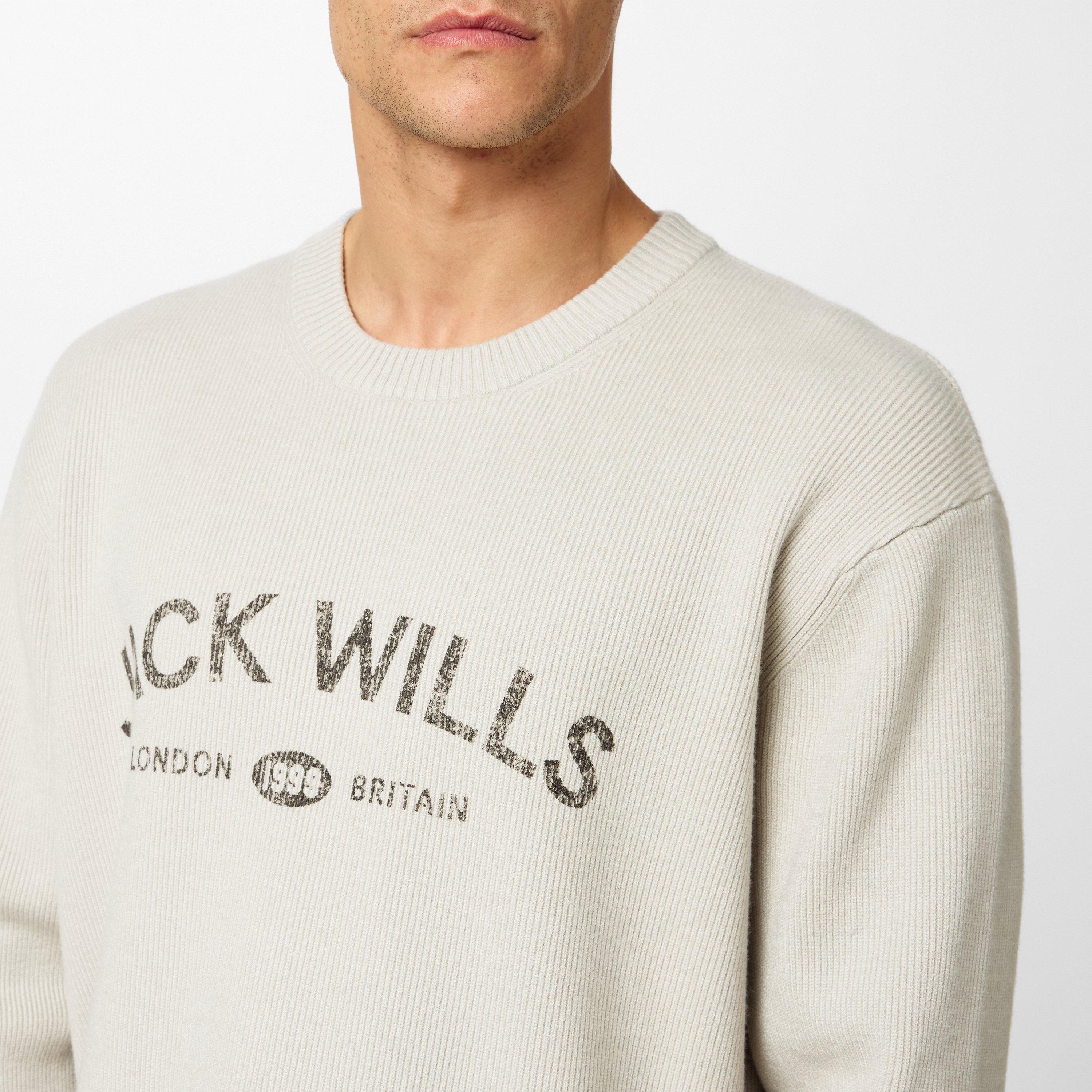 Willow - Jack Wills - JW Logo Crew Neck Jumper - 3
