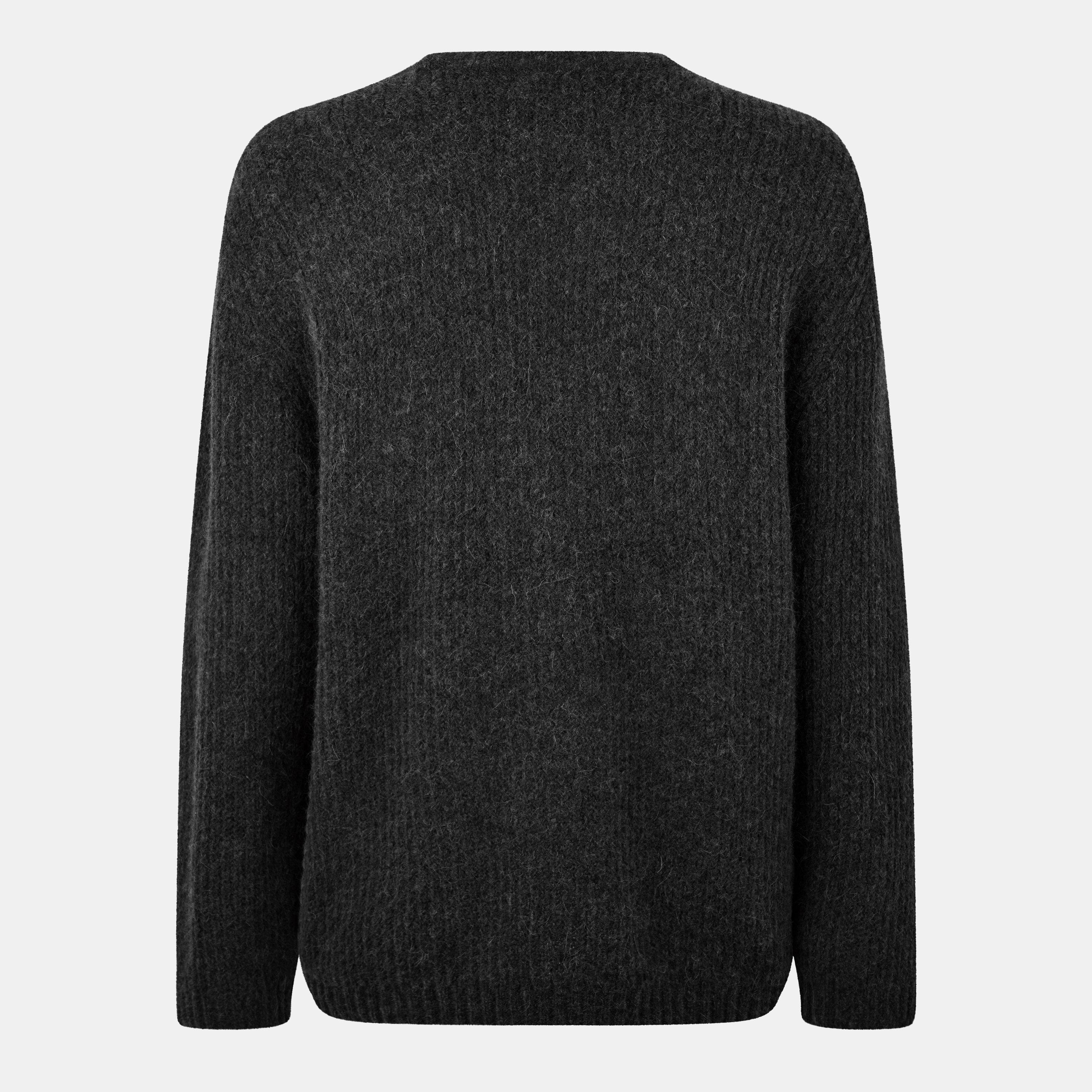 Noir délavé - Jack Wills - Men's Cosy Slouch Crew Neck Jumper - 2