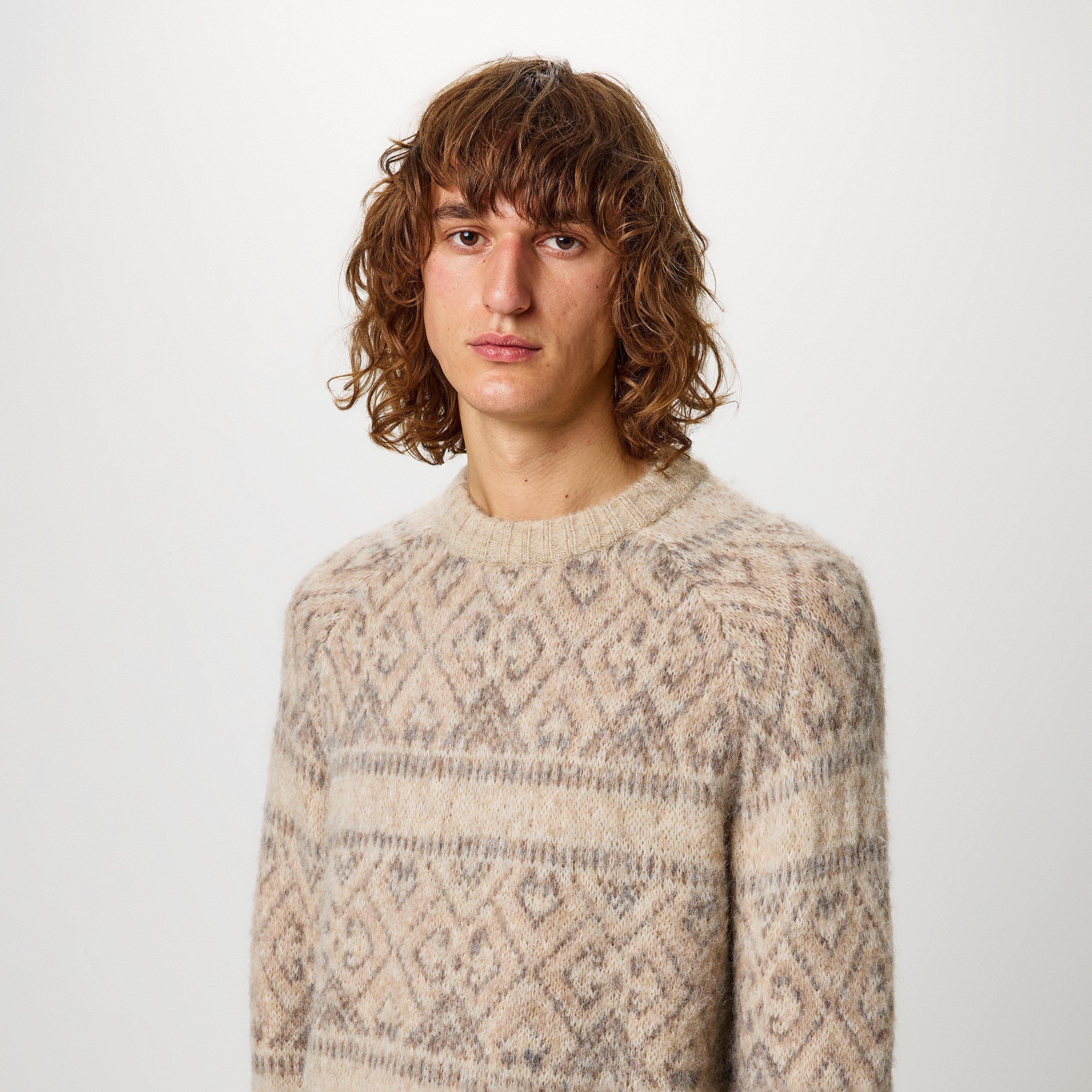 Willow Marl - Jack Wills - Tonal Jacquard Crew Sweater - 5