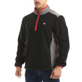 Lee Cooper Lee 1/2 Zip Fleece Top Mens