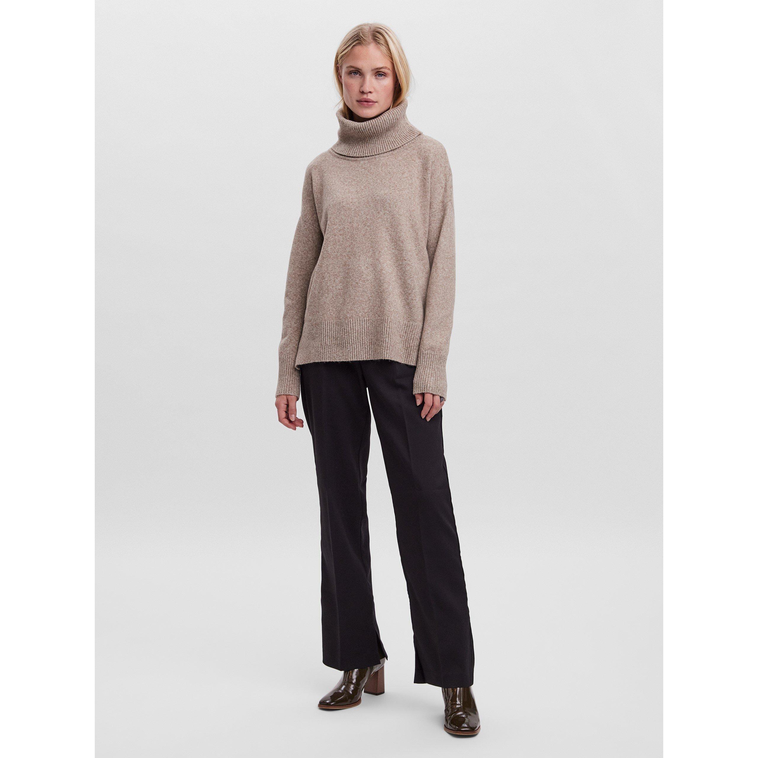 Sépia - Vero Moda - Women's Doffy Crew Neck Jumper - 2