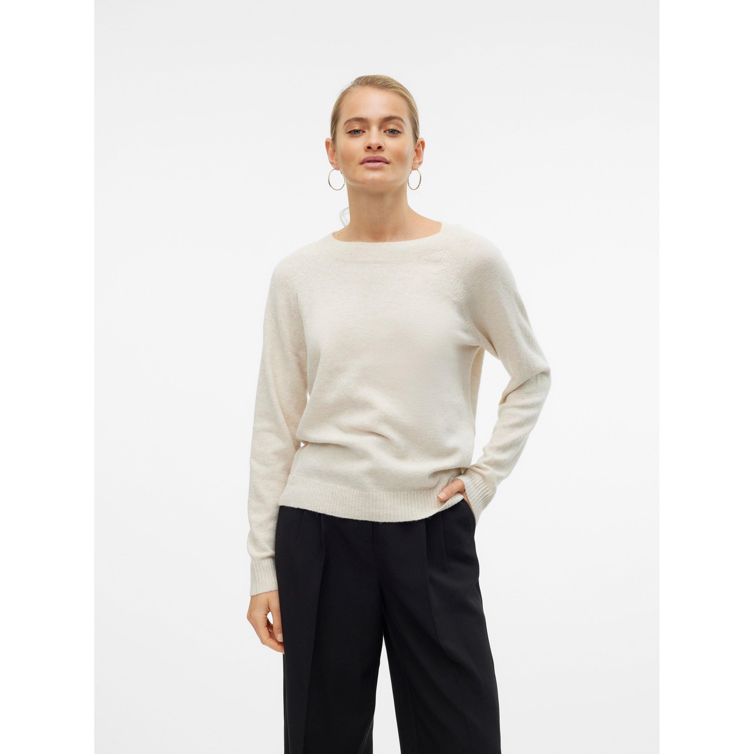 Vero Moda Women's Doffy Knitted Jumper - Birch Melange - 6 (XS)