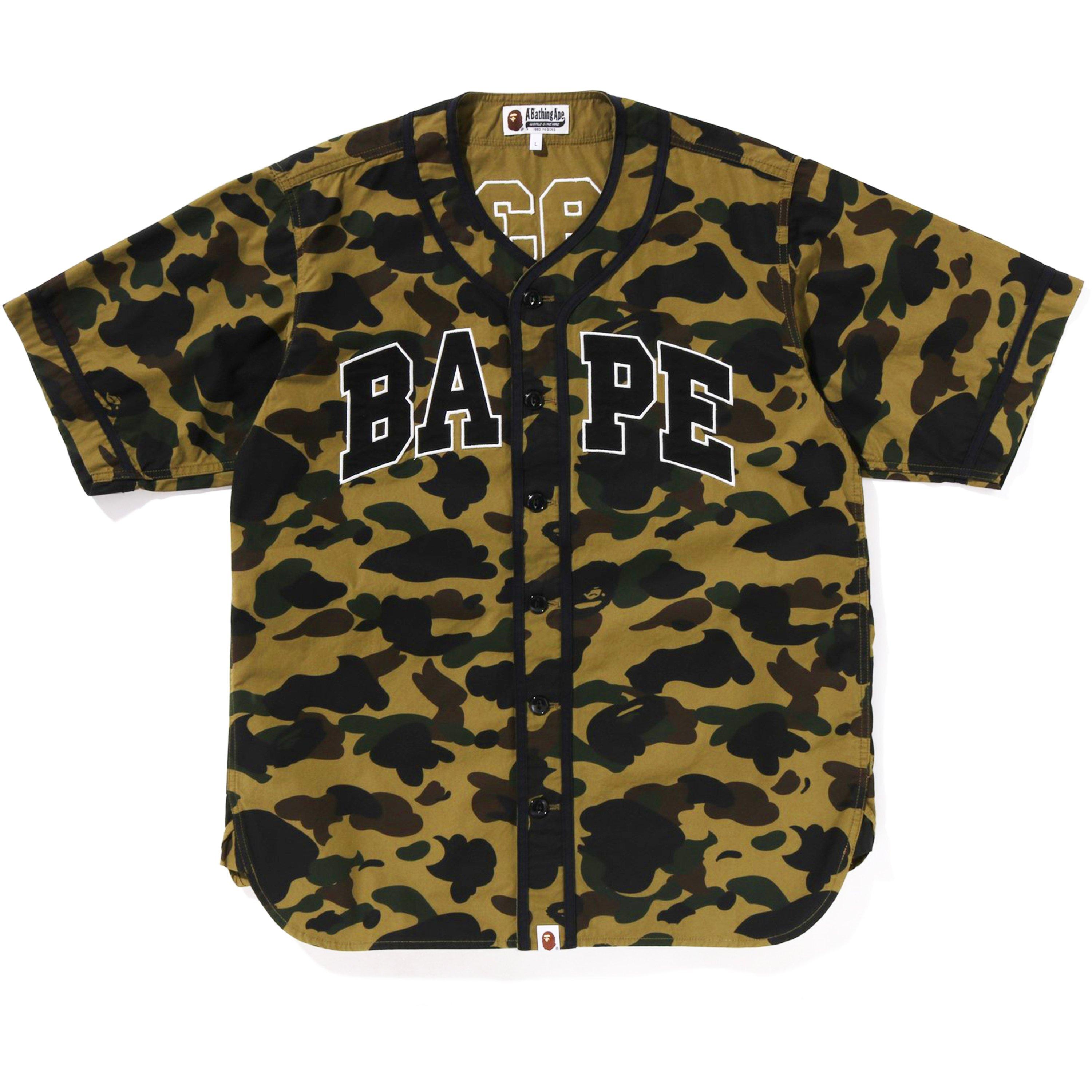 Green - A Bathing Ape - Men's Short-Sleeve Bowling Shirt - 7