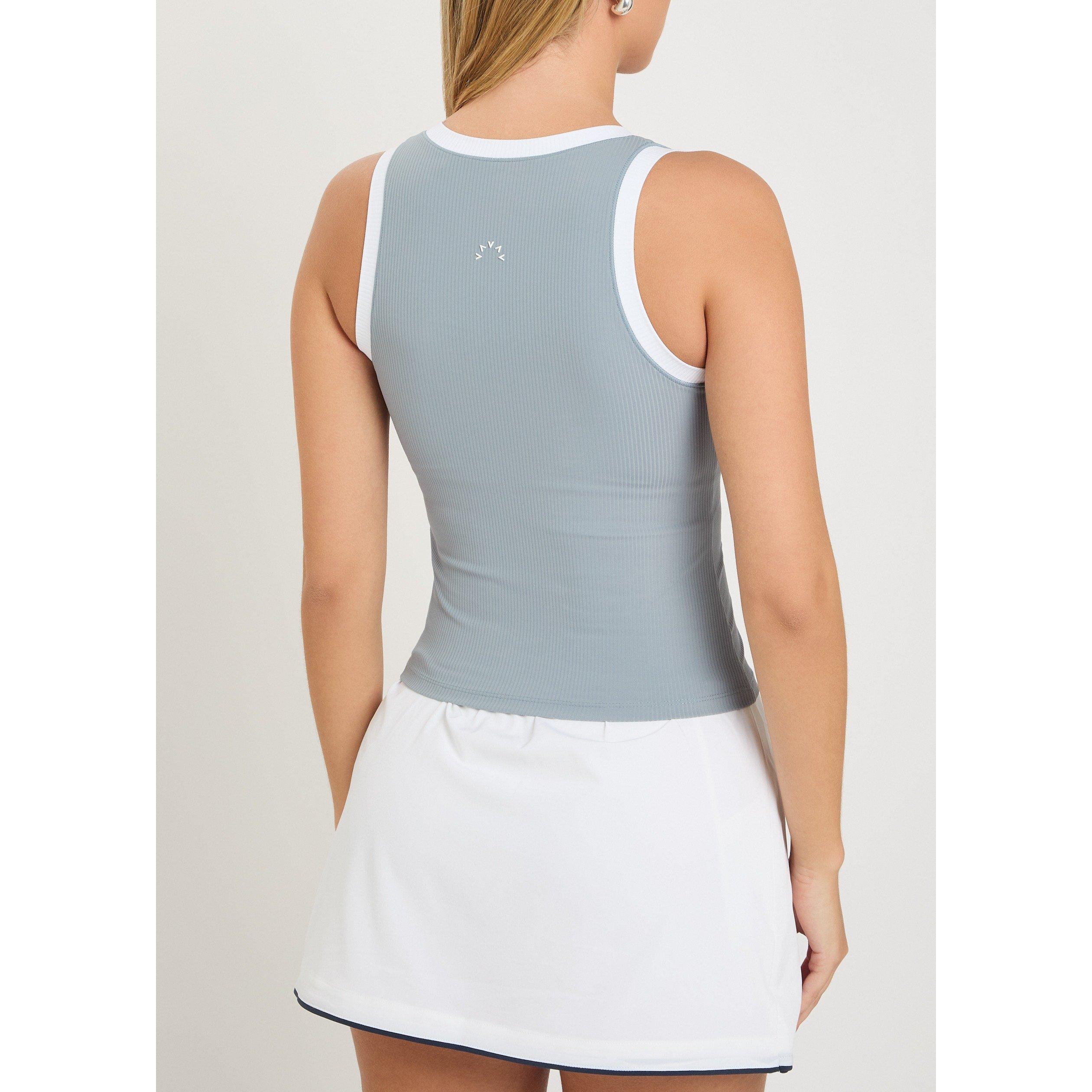 GREY - Varley - Women's Chia V-Neck Slim-Fit Vest - 3
