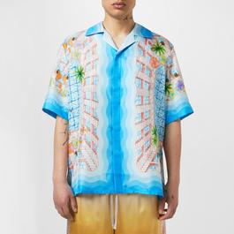 Casablanca Le Plongeon Silk Shirt