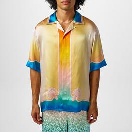 Casablanca Short Sleeved Silk Shirt