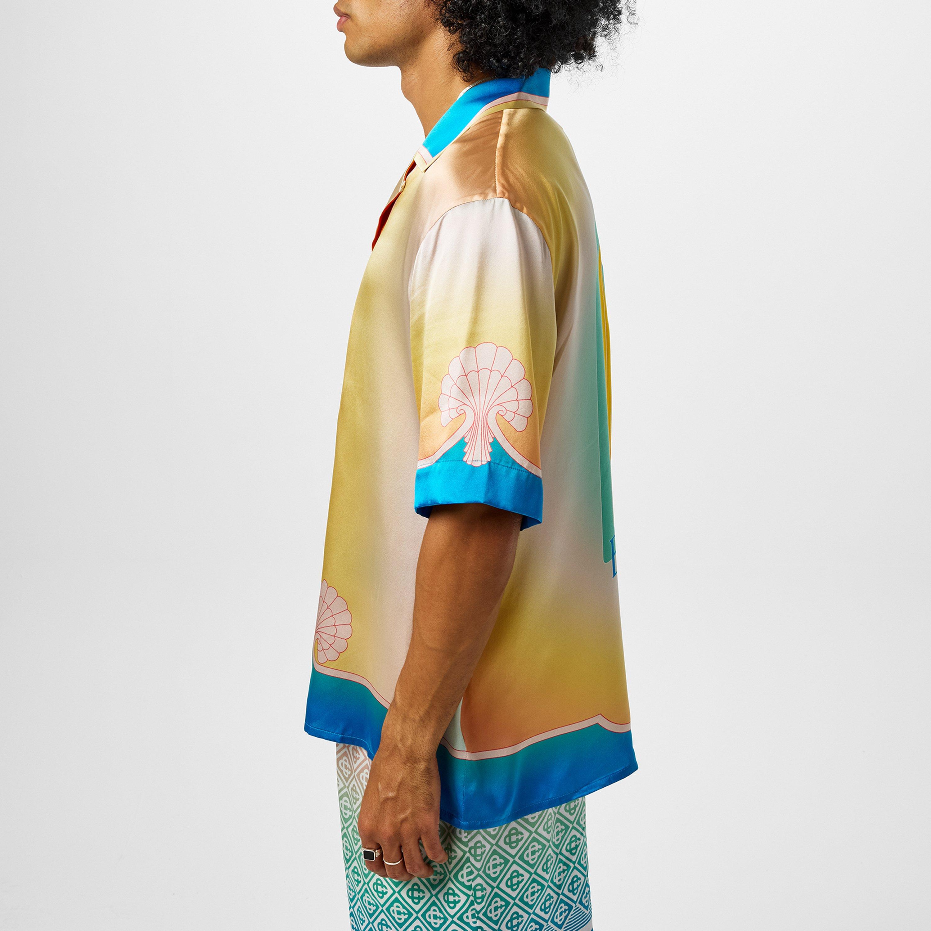 Multi - Casablanca - Short Sleeved Silk Shirt - 2