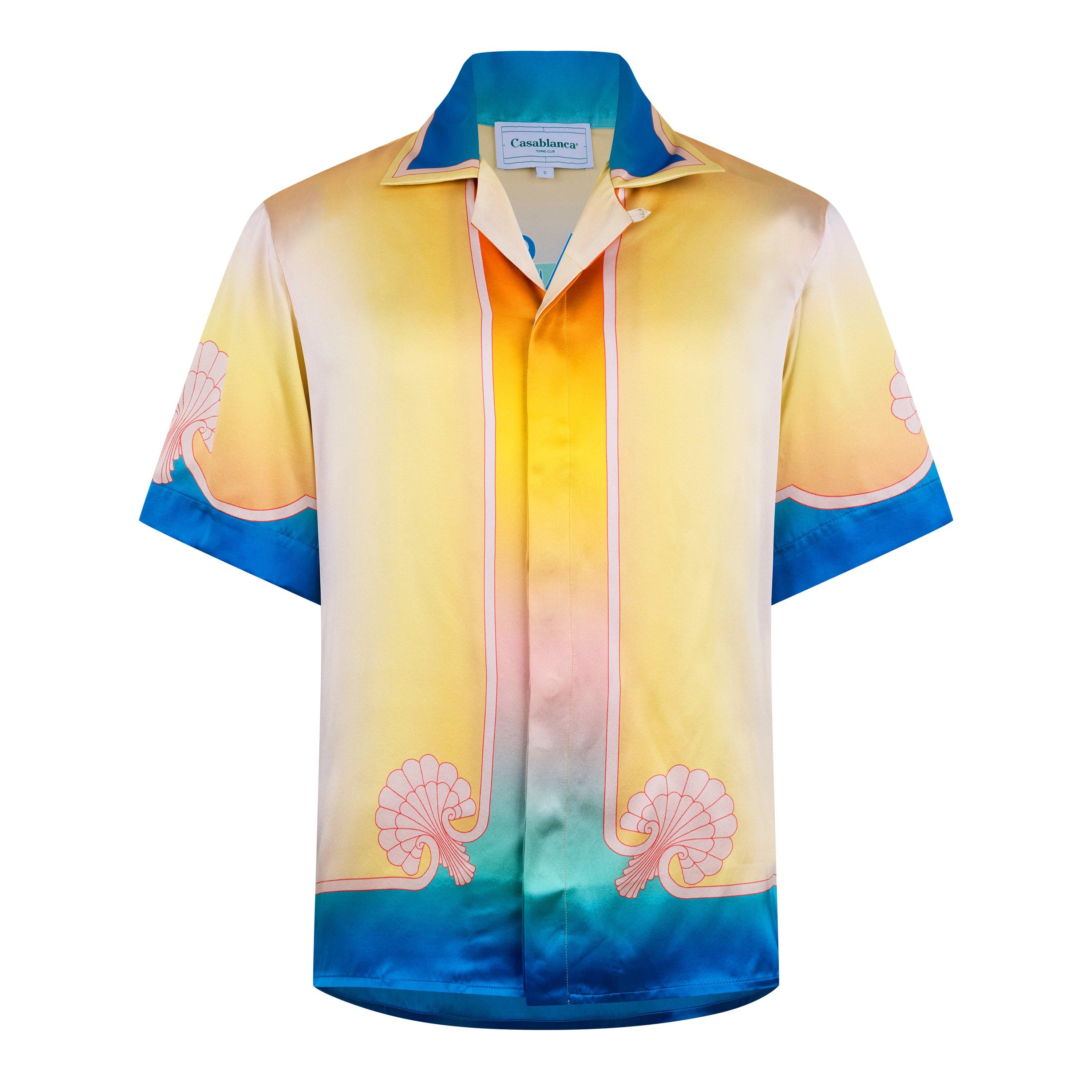 Multi - Casablanca - Short Sleeved Silk Shirt - 5