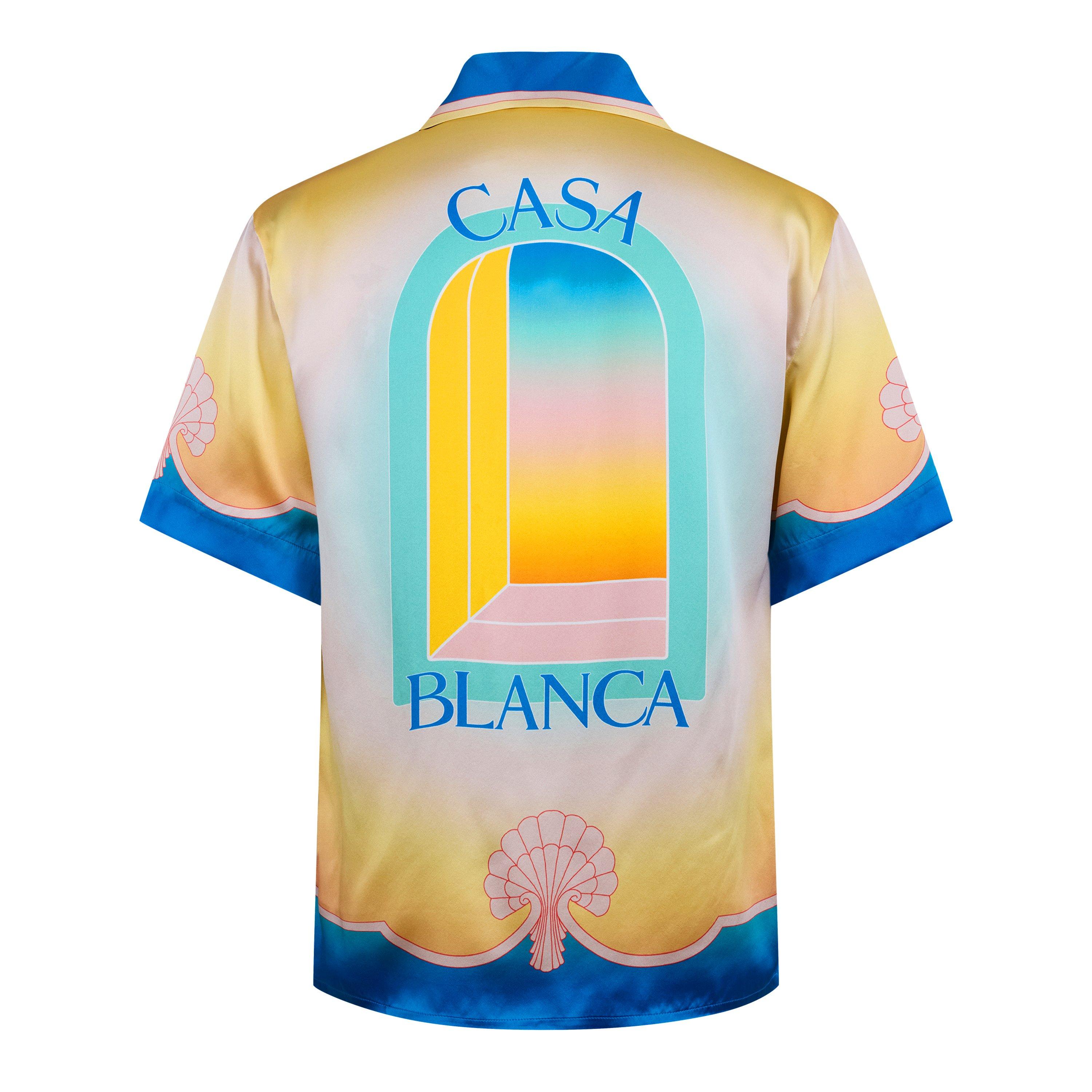 Multi - Casablanca - Short Sleeved Silk Shirt - 6