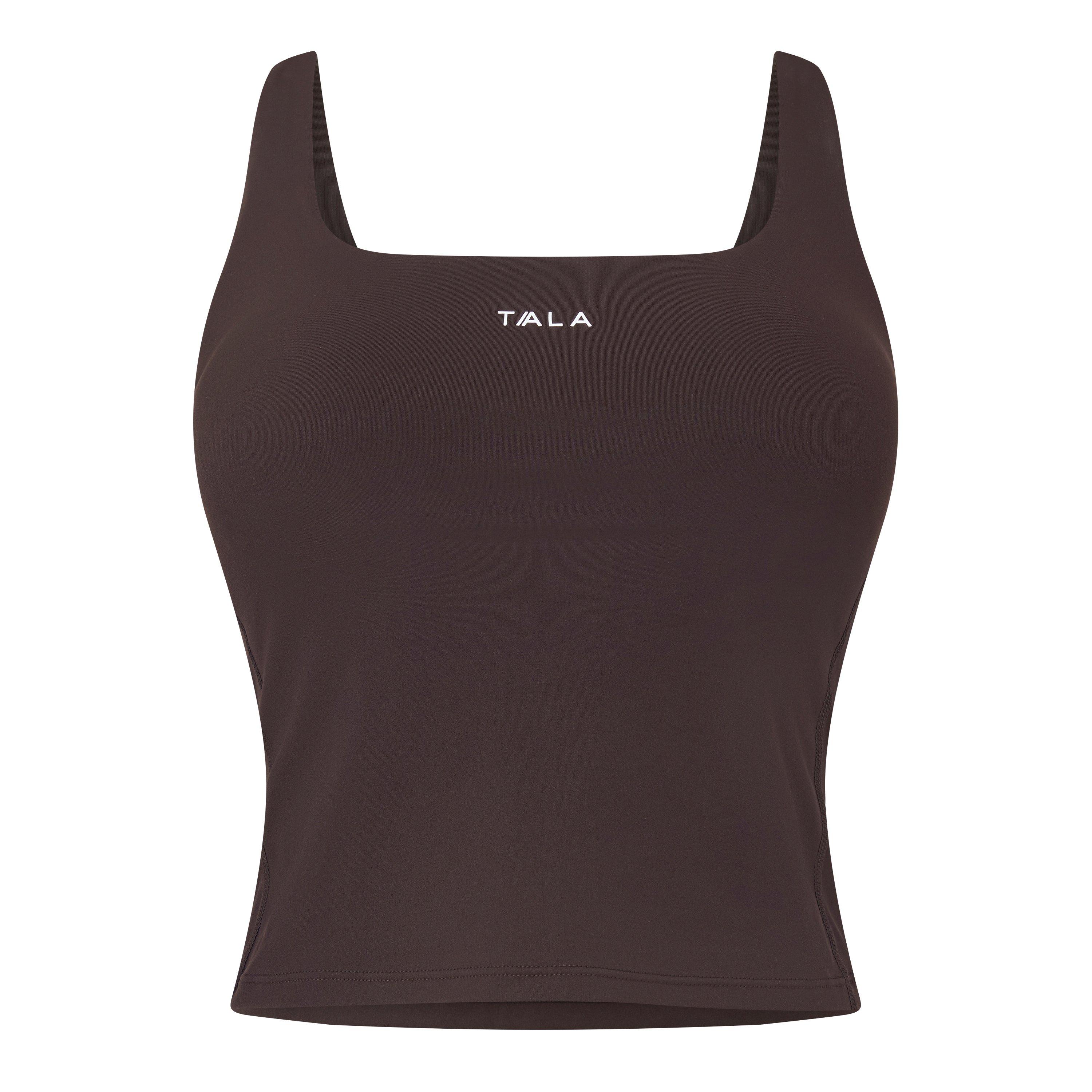 TALA Women's SkinLuxe Cross Back Cropped Gym Vest